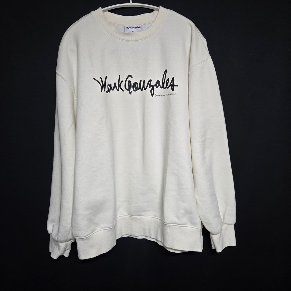 마크곤잘레스 와릿이즌 사인 로고 아이보리(S사이즈) 상품이미지1