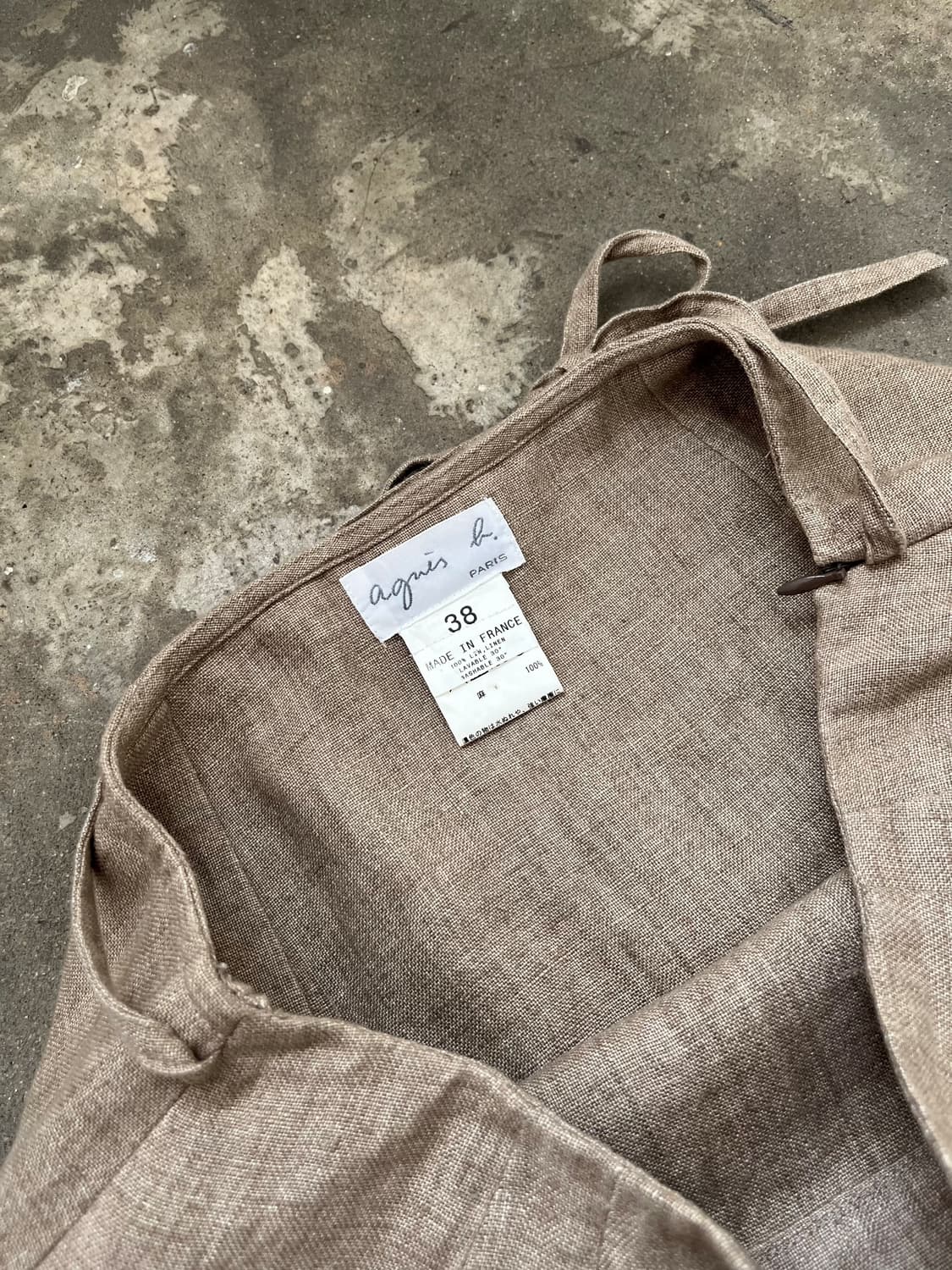 Agnes.B 린넨 스커트 상품이미지7