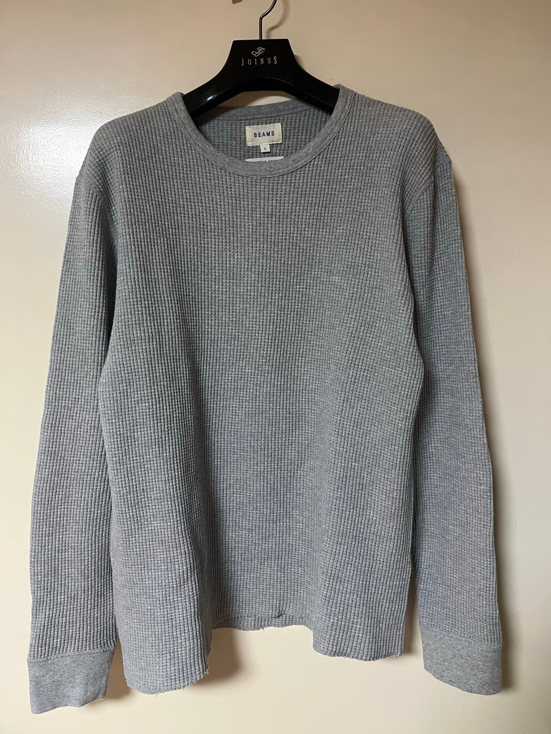 빔즈 와플 써멀 티셔츠 그레이 L 상품이미지1