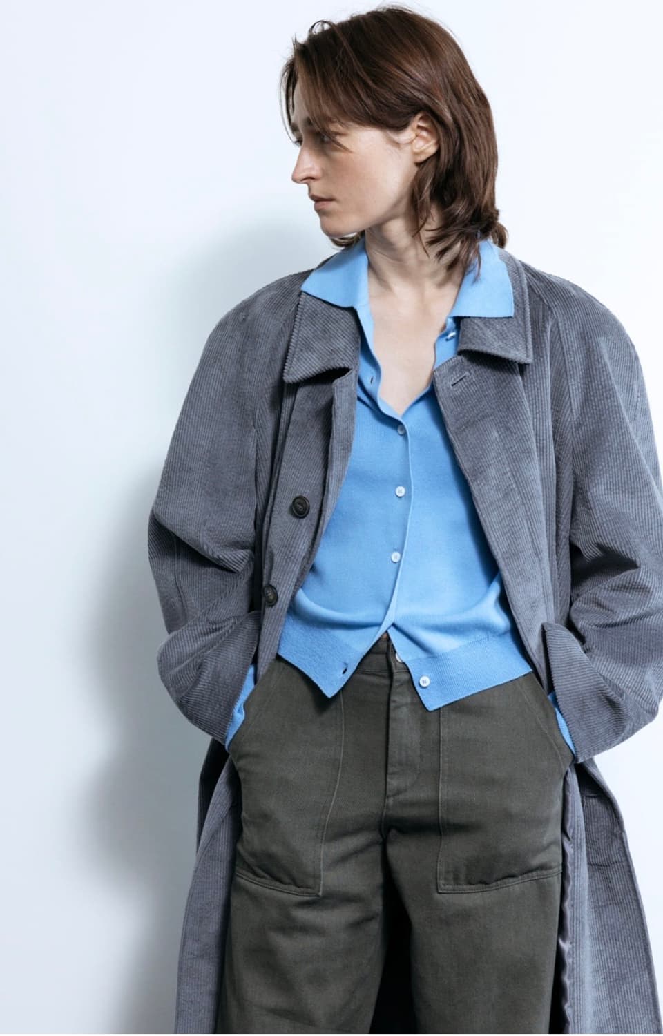 문달 코듀로이 레글런 코트 상품이미지3