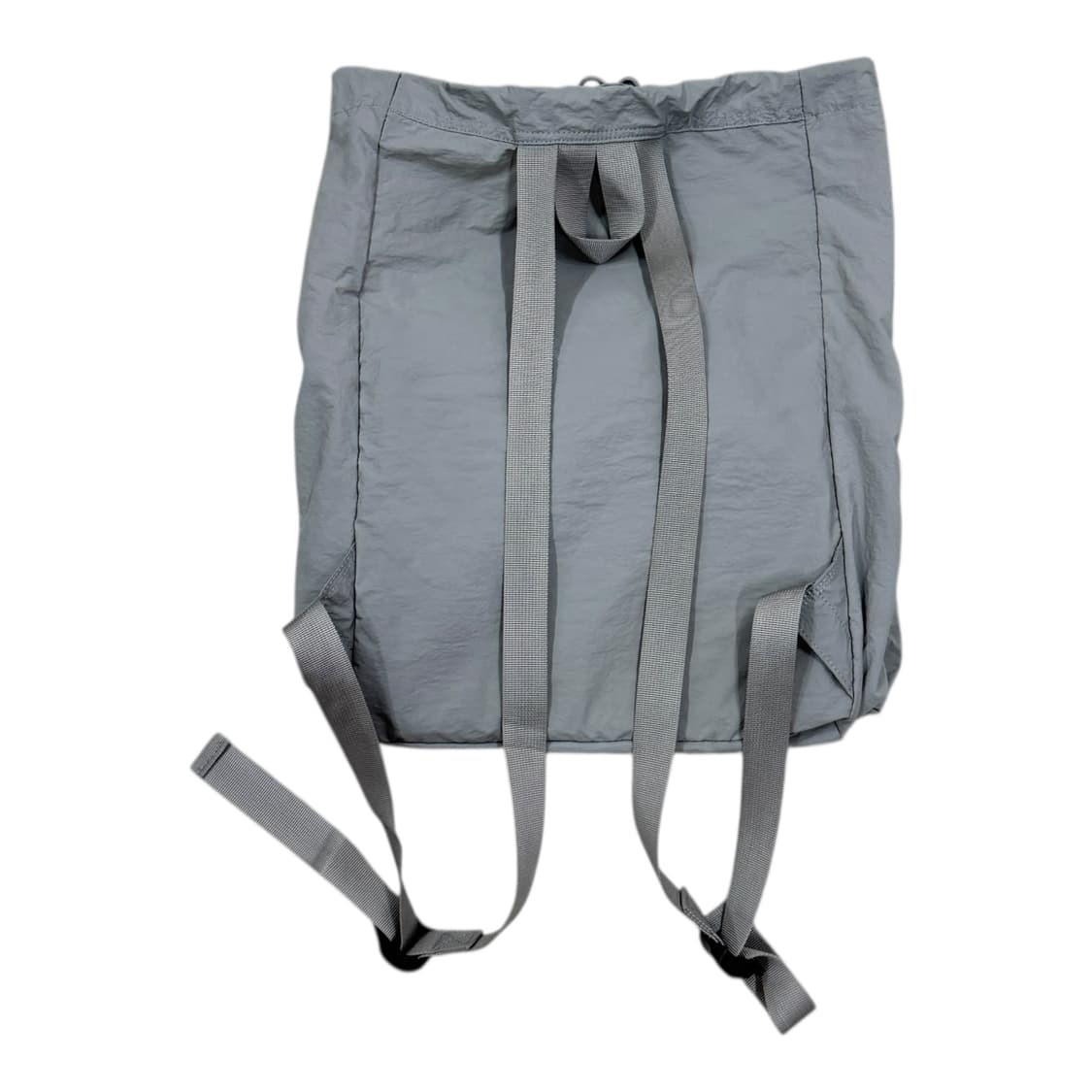 MMLG 나일론 드로우 스트링 럭색 백팩 가방 그레이 상품이미지3