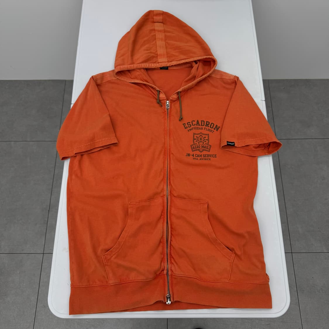 아비렉스 반팔 후드집업  상품이미지2