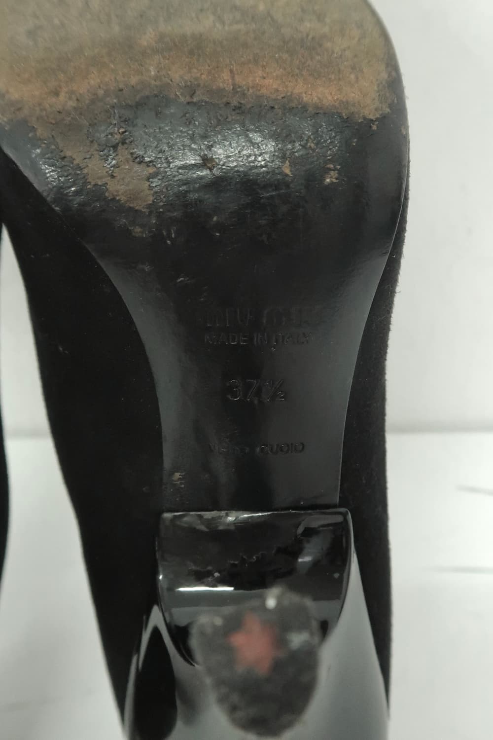 미우미우 블랙 하이힐 MIU MIU BLACK HIGH HEELS 상품이미지5