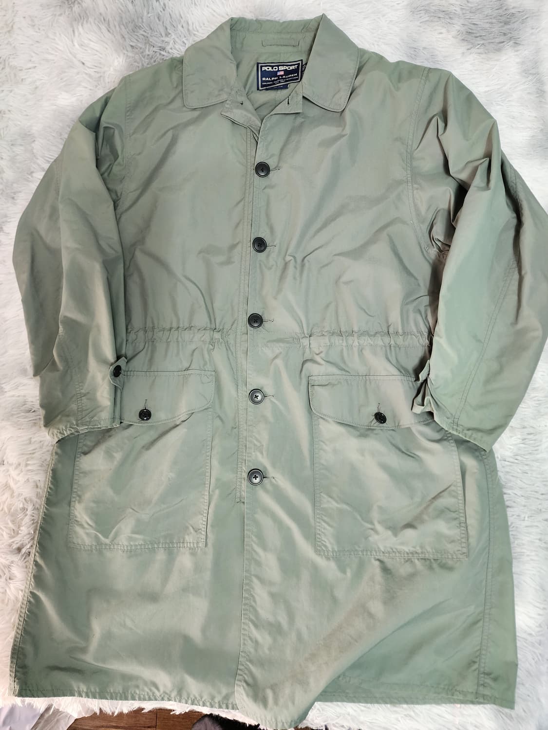 폴로스포츠 올리브색 코트 상품이미지1