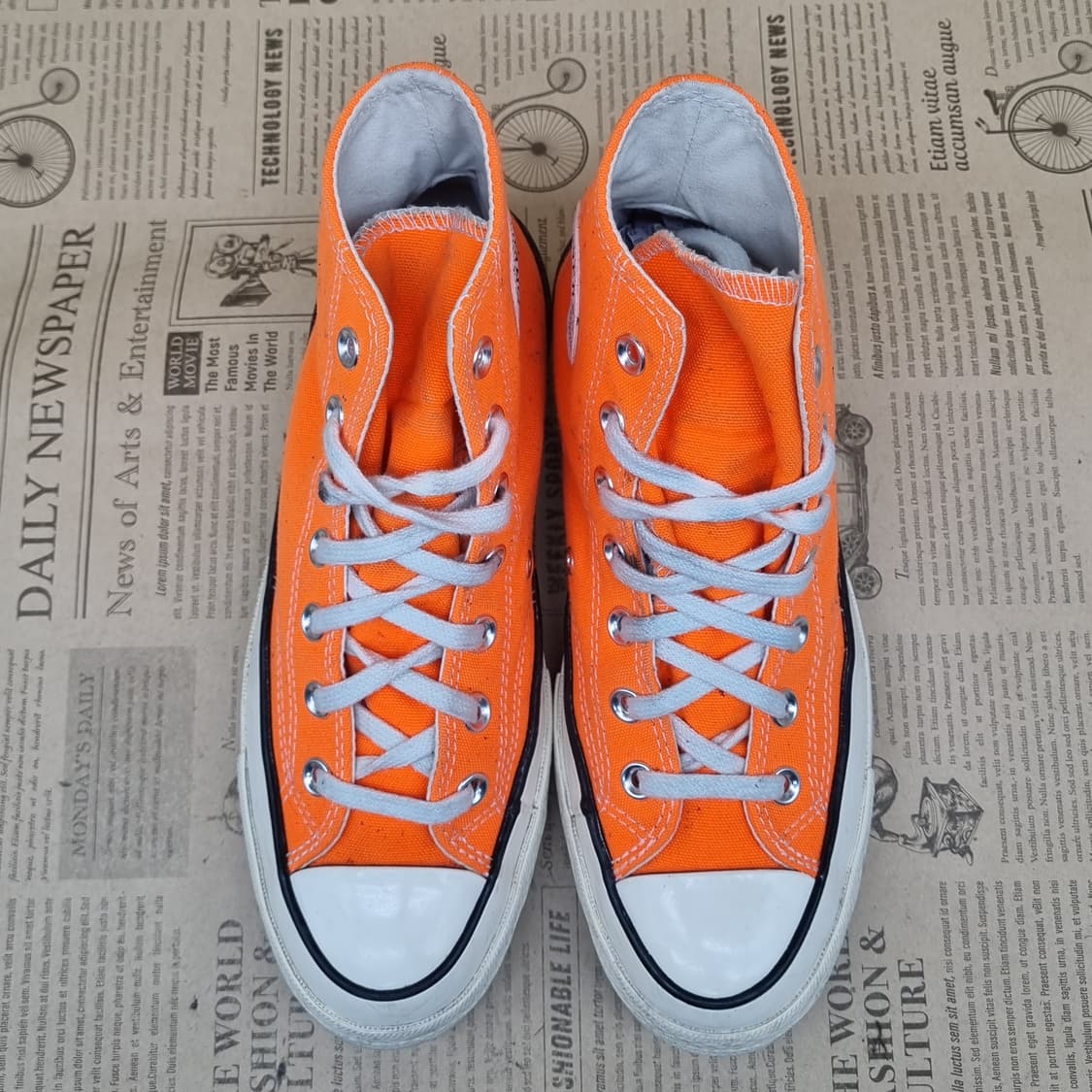 컨버스 척테일러 70s 오렌지 하이탑245 상품이미지2