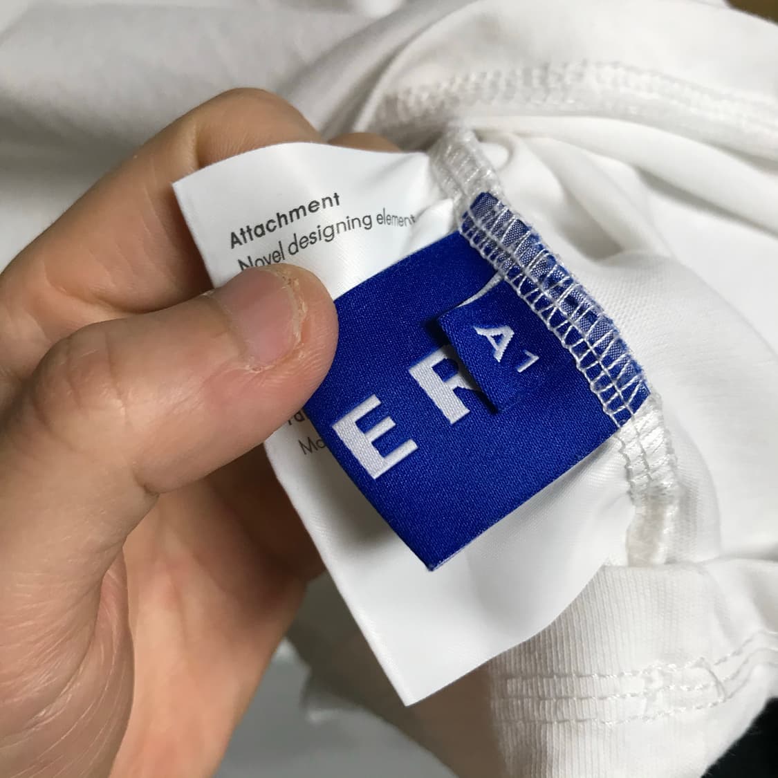 아더에러 x 매종키츠네 폭스 흰색 반팔티 (상태굿) 상품이미지4