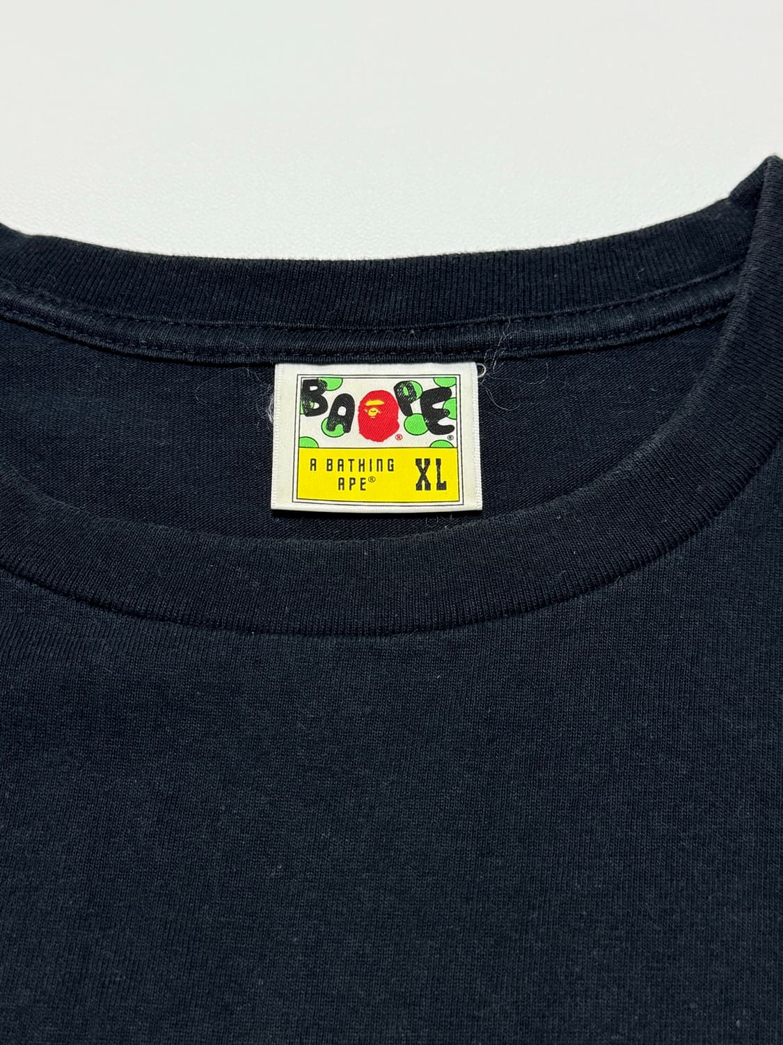 00s 베이프 퍼스트 카모 빅로고 티셔츠 XL 상품이미지4