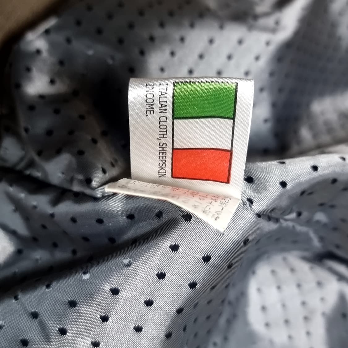 한국제 양가죽 빈티지 배색 가죽 봄버 자켓(100-105) 상품이미지8