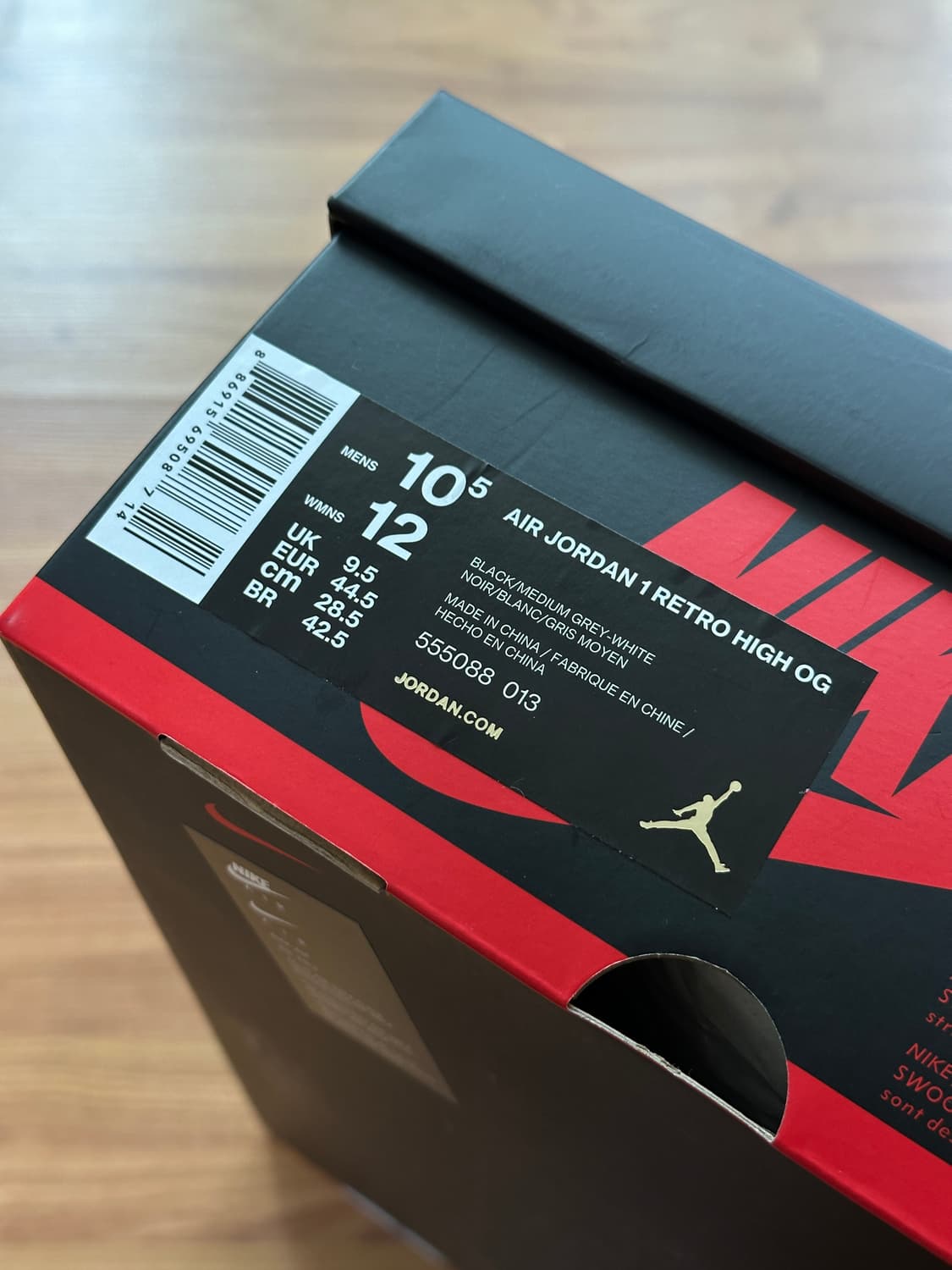 [상태좋음] 조던1 OG 쉐도우 US10.5 상품이미지7