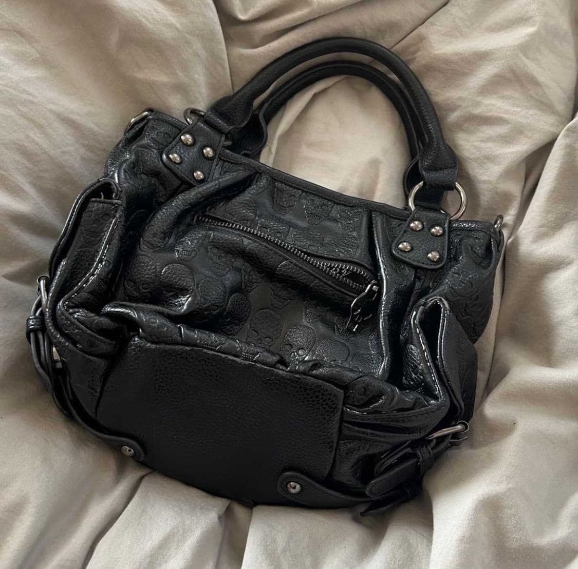 Japanes Vintage Bag 빈티지 가죽 백 가방 Y2K 상품이미지2