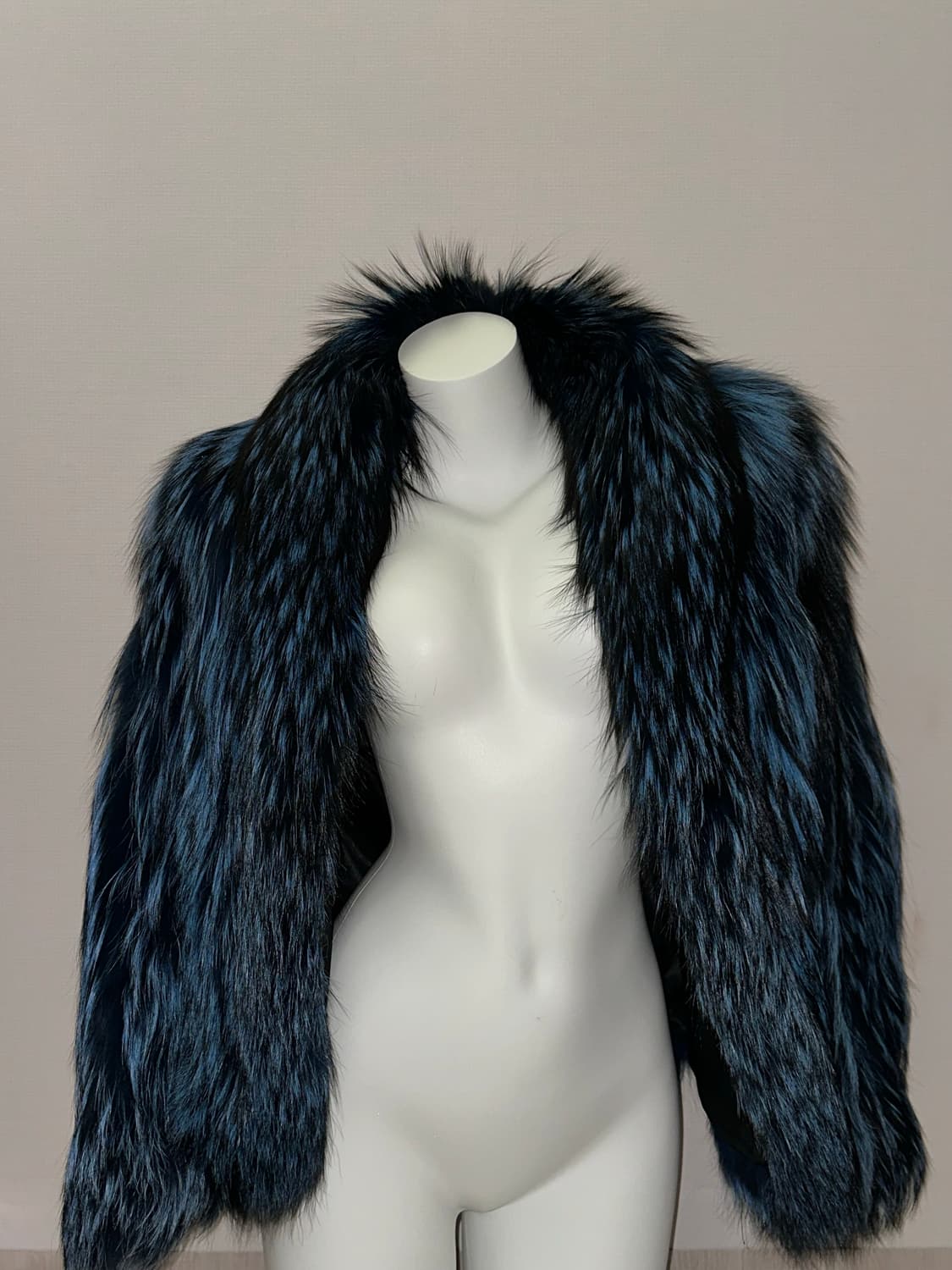 빈티지 블루 폭스 퍼자켓 상품이미지4