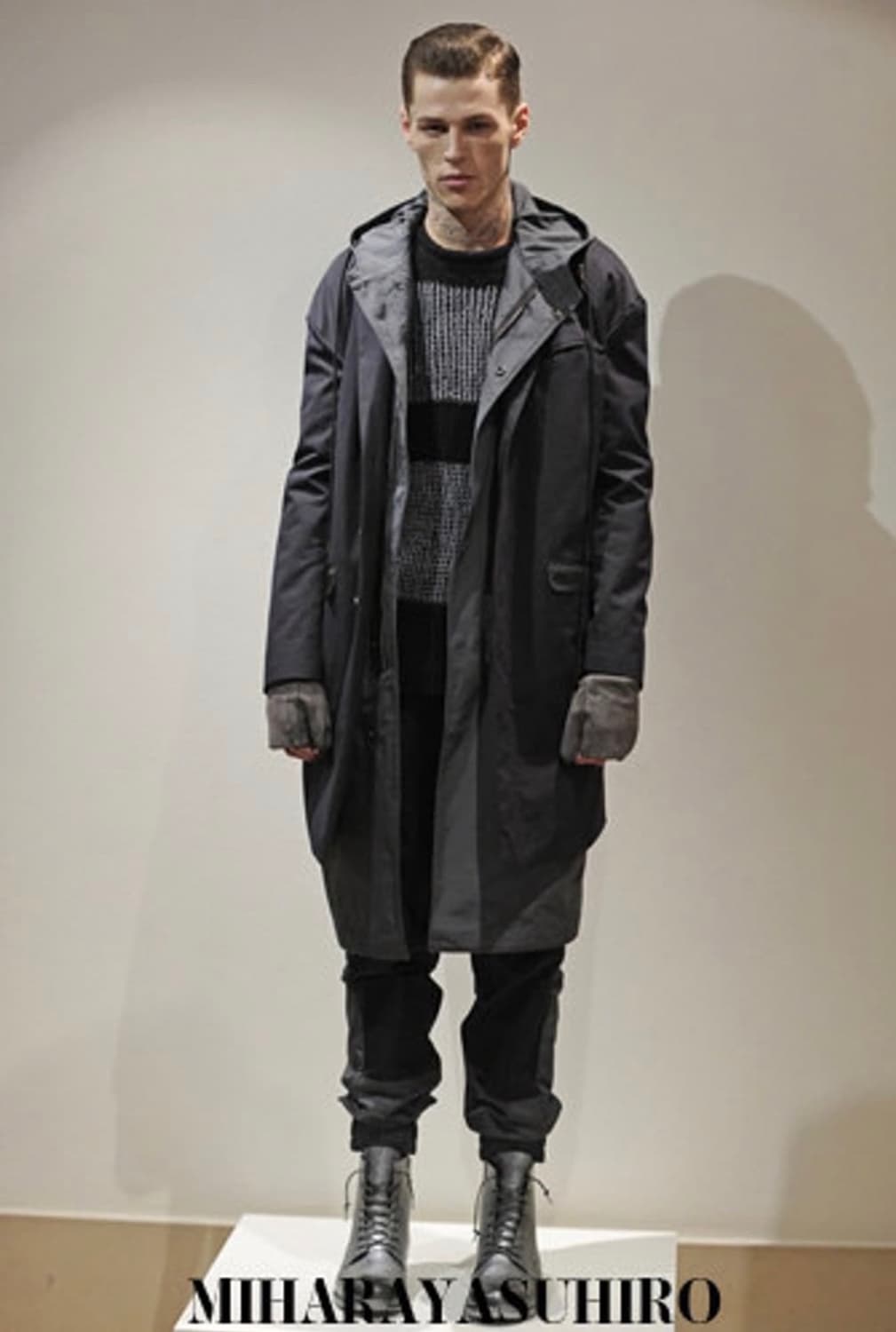 미하라야스히로 레이어드 코트 상품이미지2