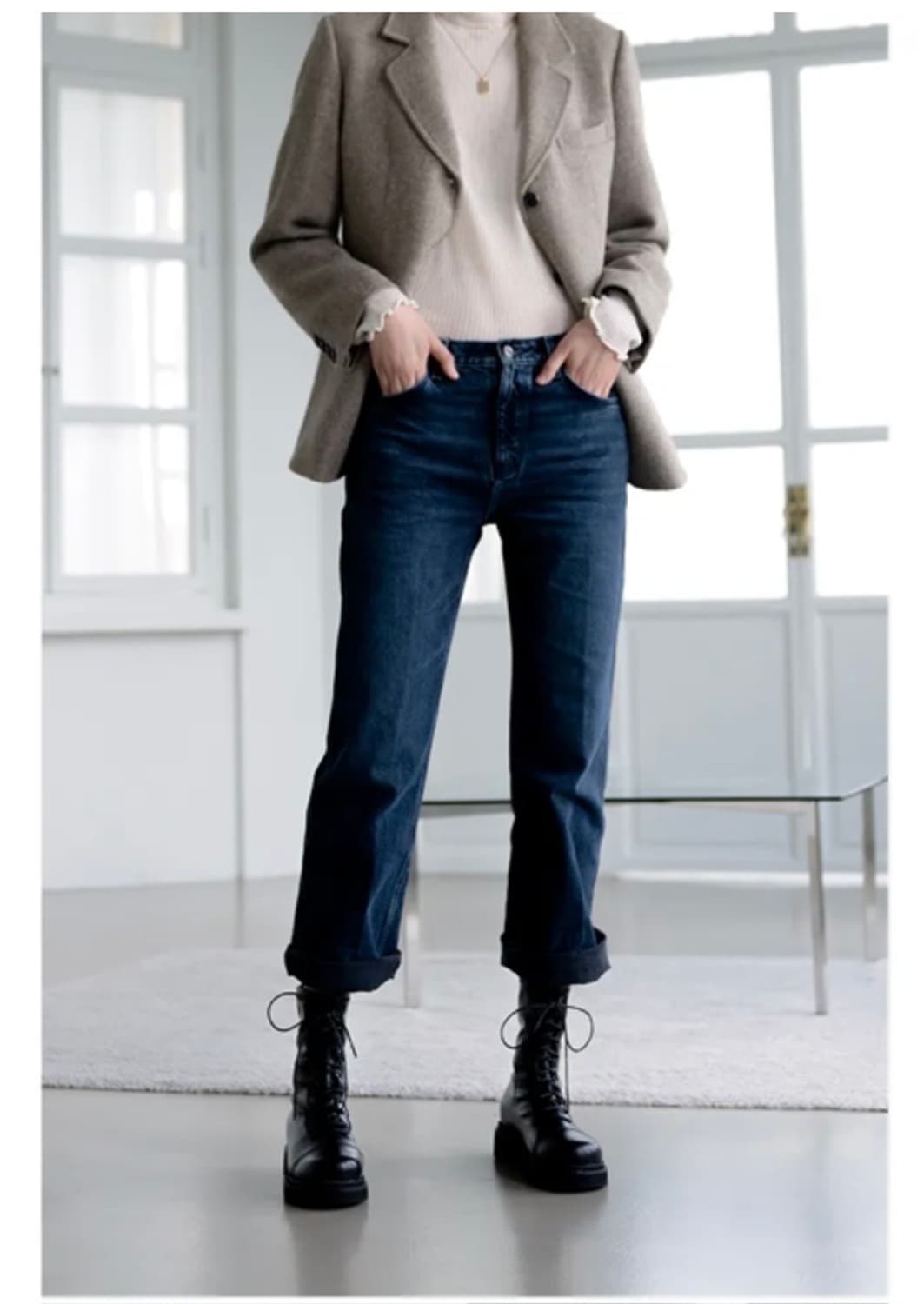 타크트로이메 캣워크 플랫폼 워커 부츠 상품이미지2