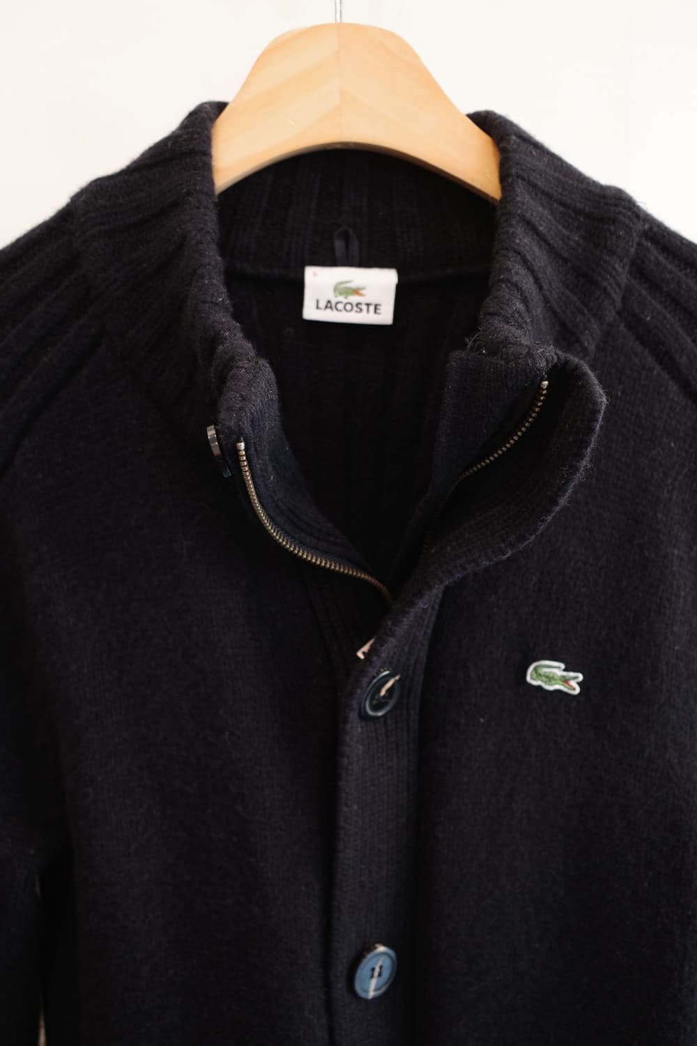 Lacoste 라코스테 투웨이 집업 울 니트 상품이미지3