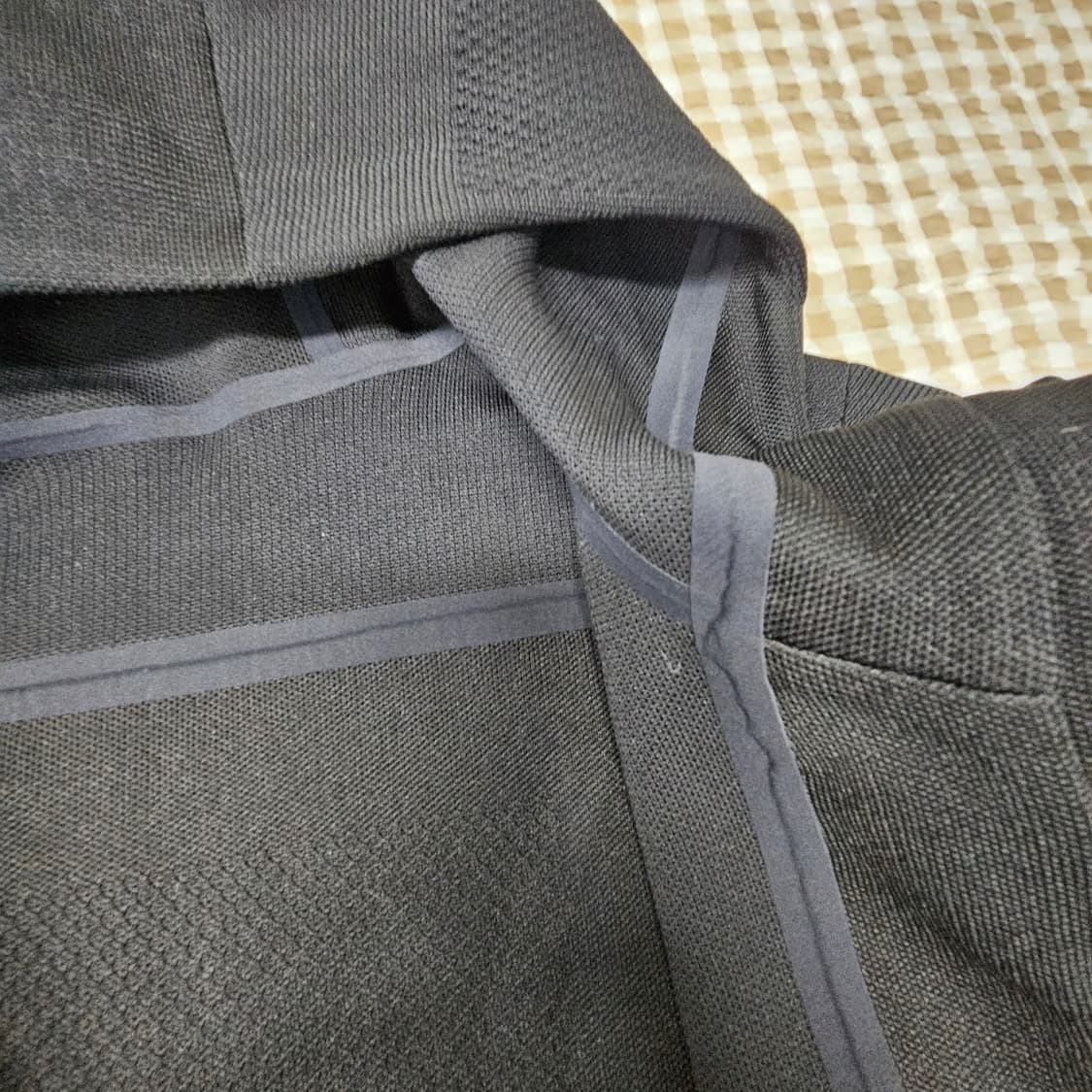 데상트 퓨전니트 롱 코트 자켓 남자100 상품이미지7