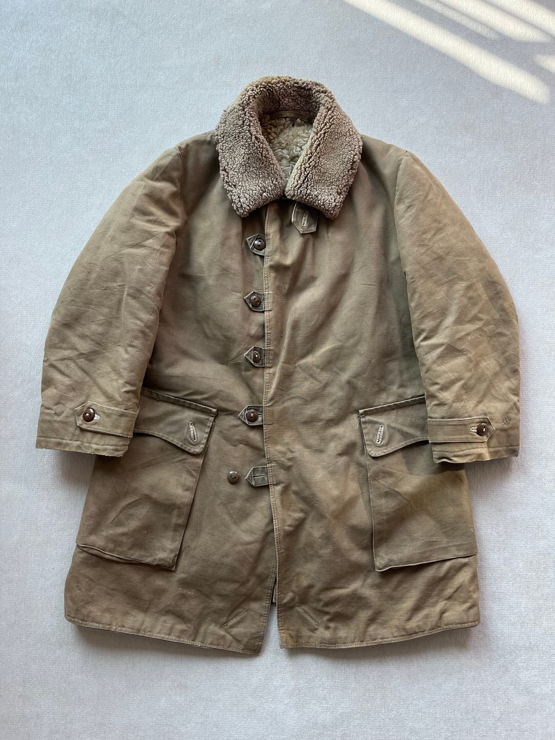 40s 스웨덴군 M1909파카 베이지 상품이미지1
