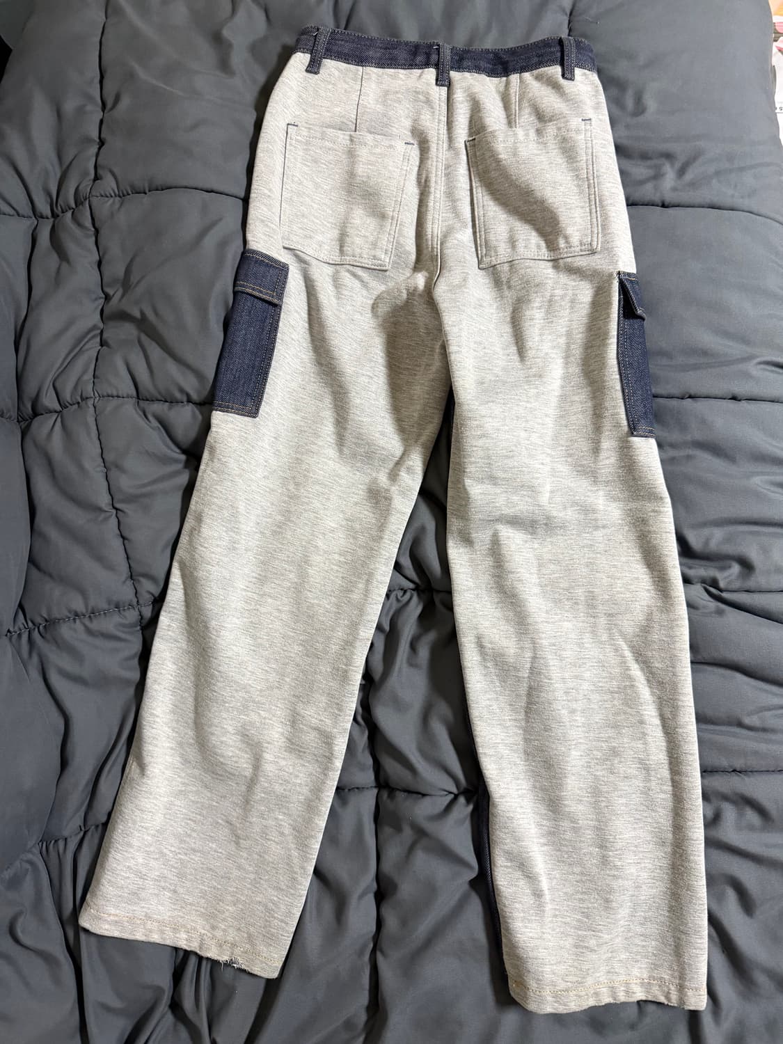 데님 카고 와이드팬츠 상품이미지2