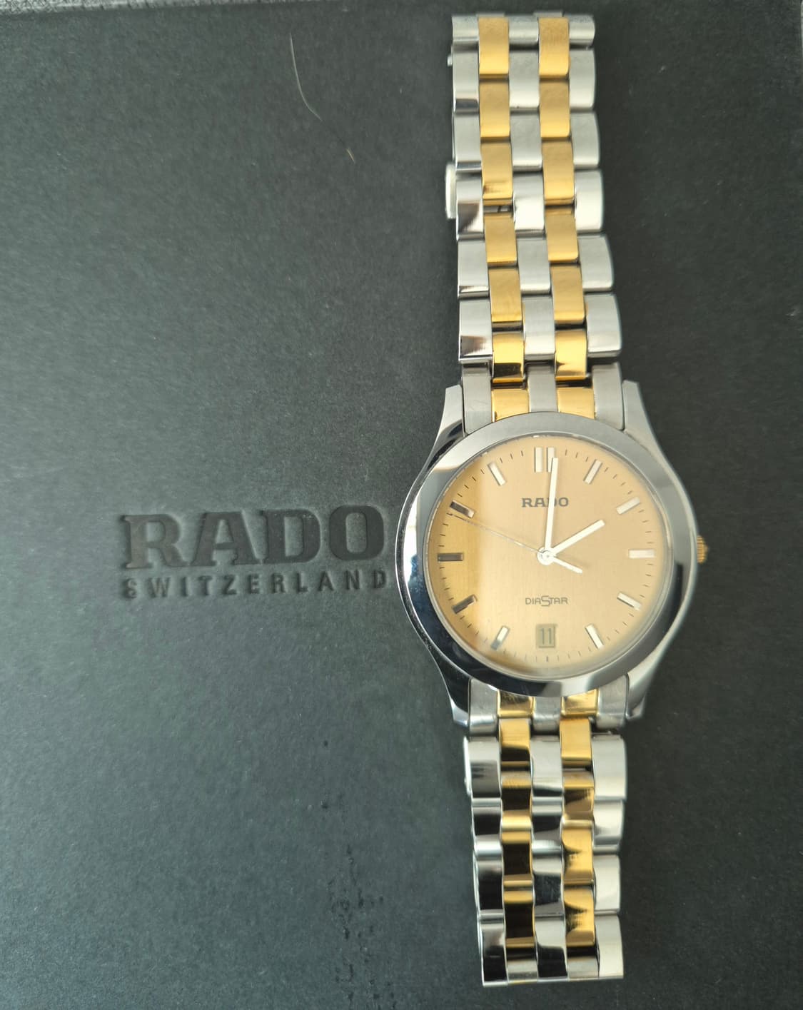 RADO DiaStar 골드 콤비 쿼츠 풀세트 (새상품급) 상품이미지6