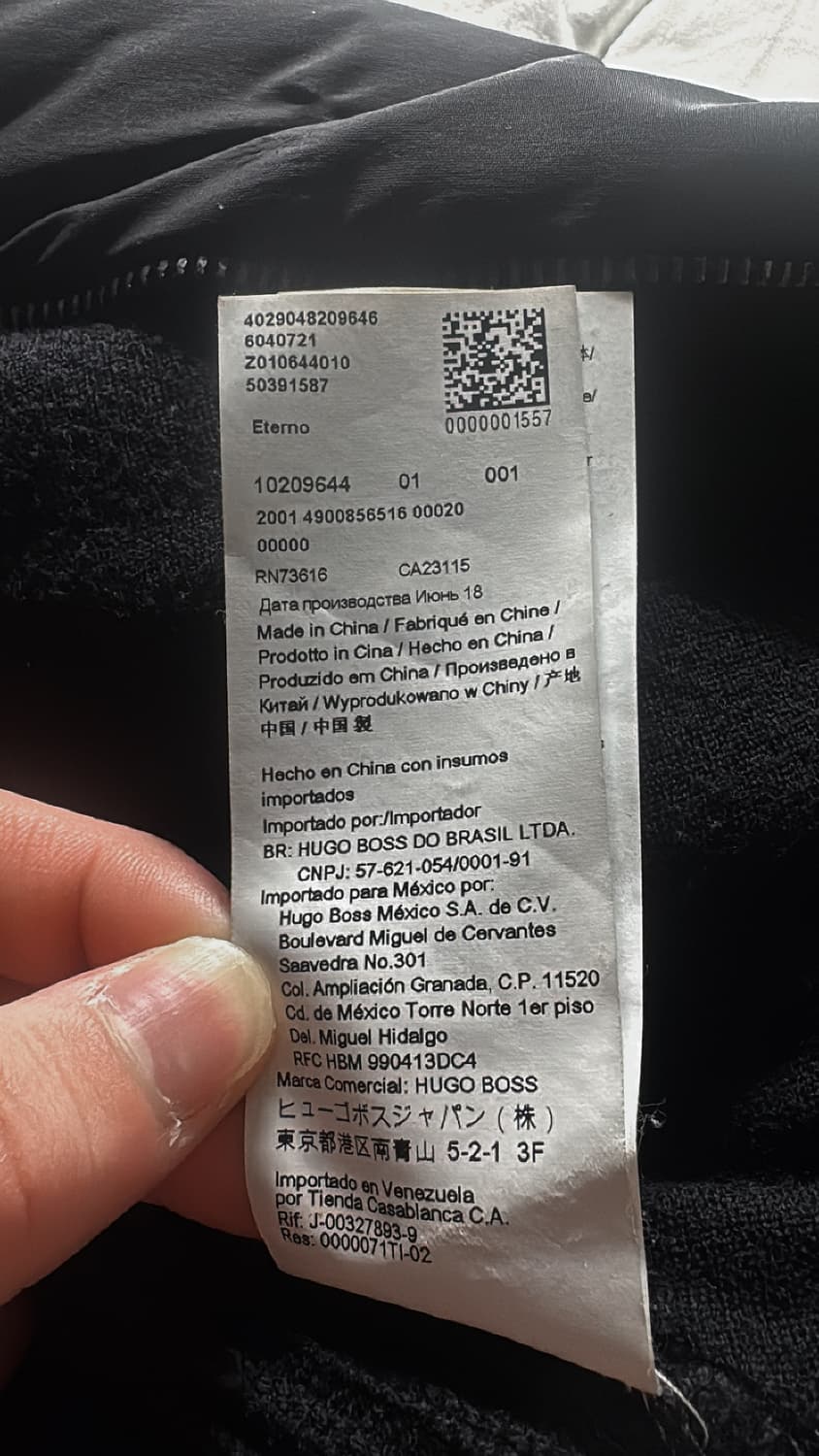 휴고보스 반 패딩 니트 상품이미지6