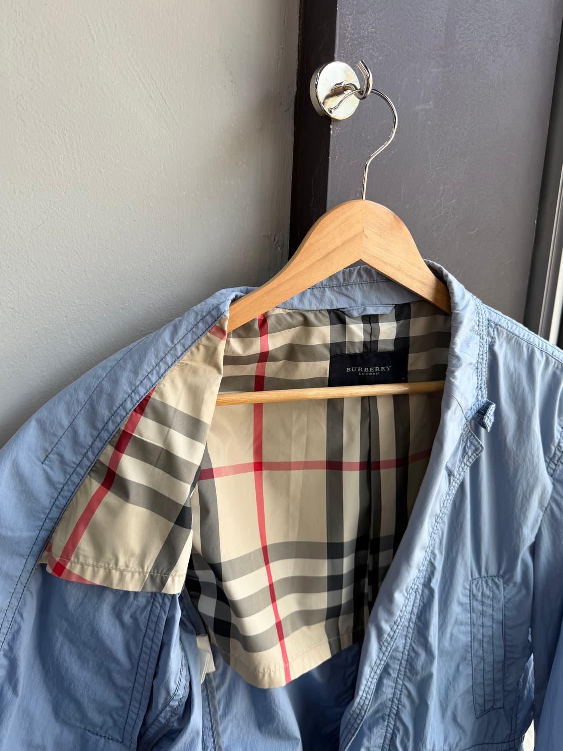 .M/ 버버리 가먼트다이드 아사코튼 블레이저 자켓 상품이미지6