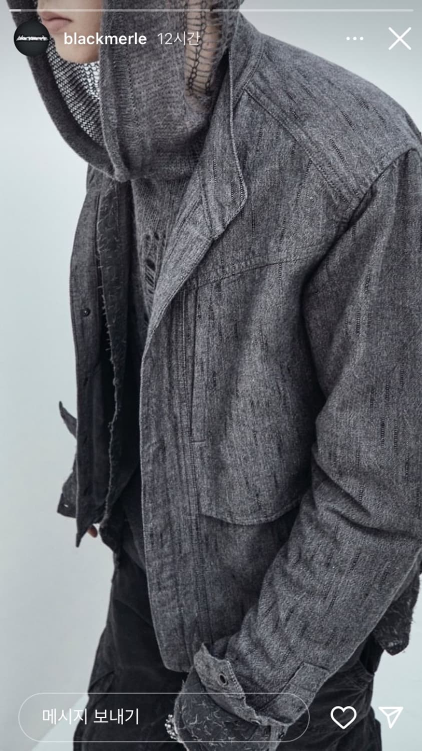 Collarless jacket set 상품이미지1