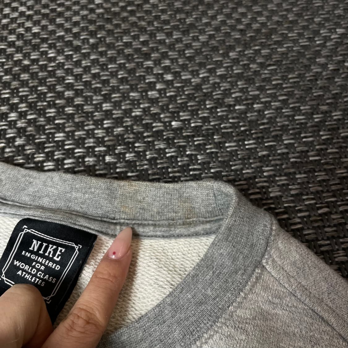 나이키 그레이 맨투맨 S 상품이미지8