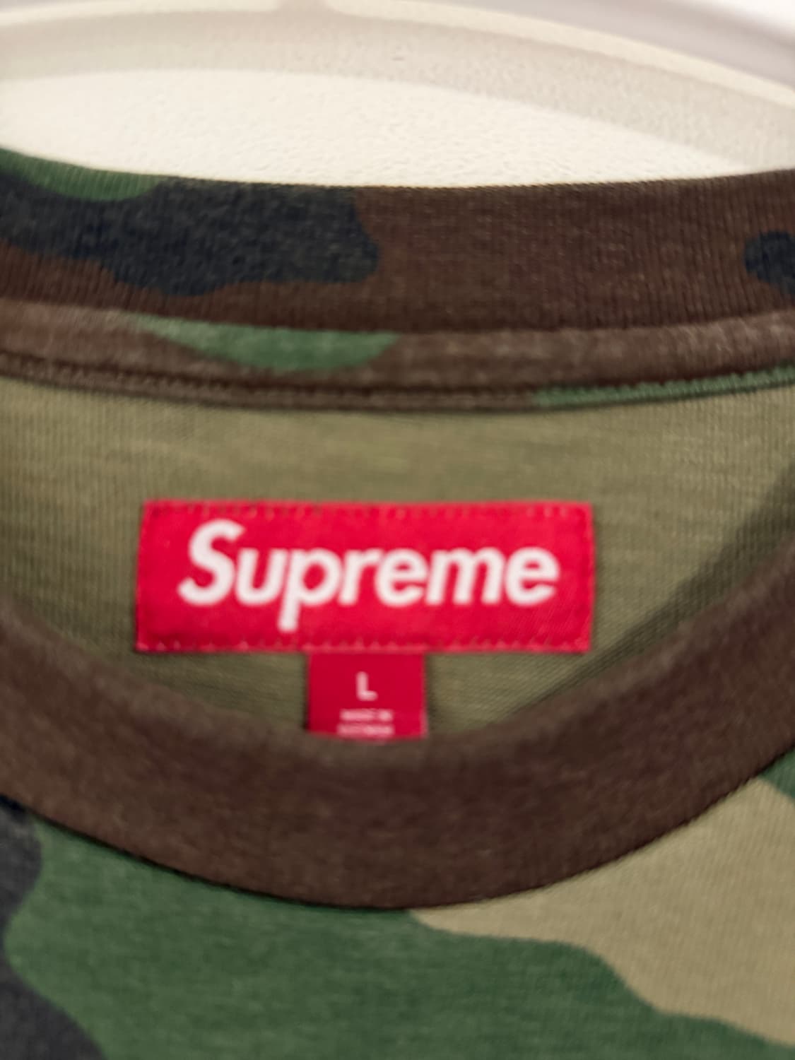 슈프림 펌킨 숏슬리브 탑 우드랜드 카모  상품이미지3