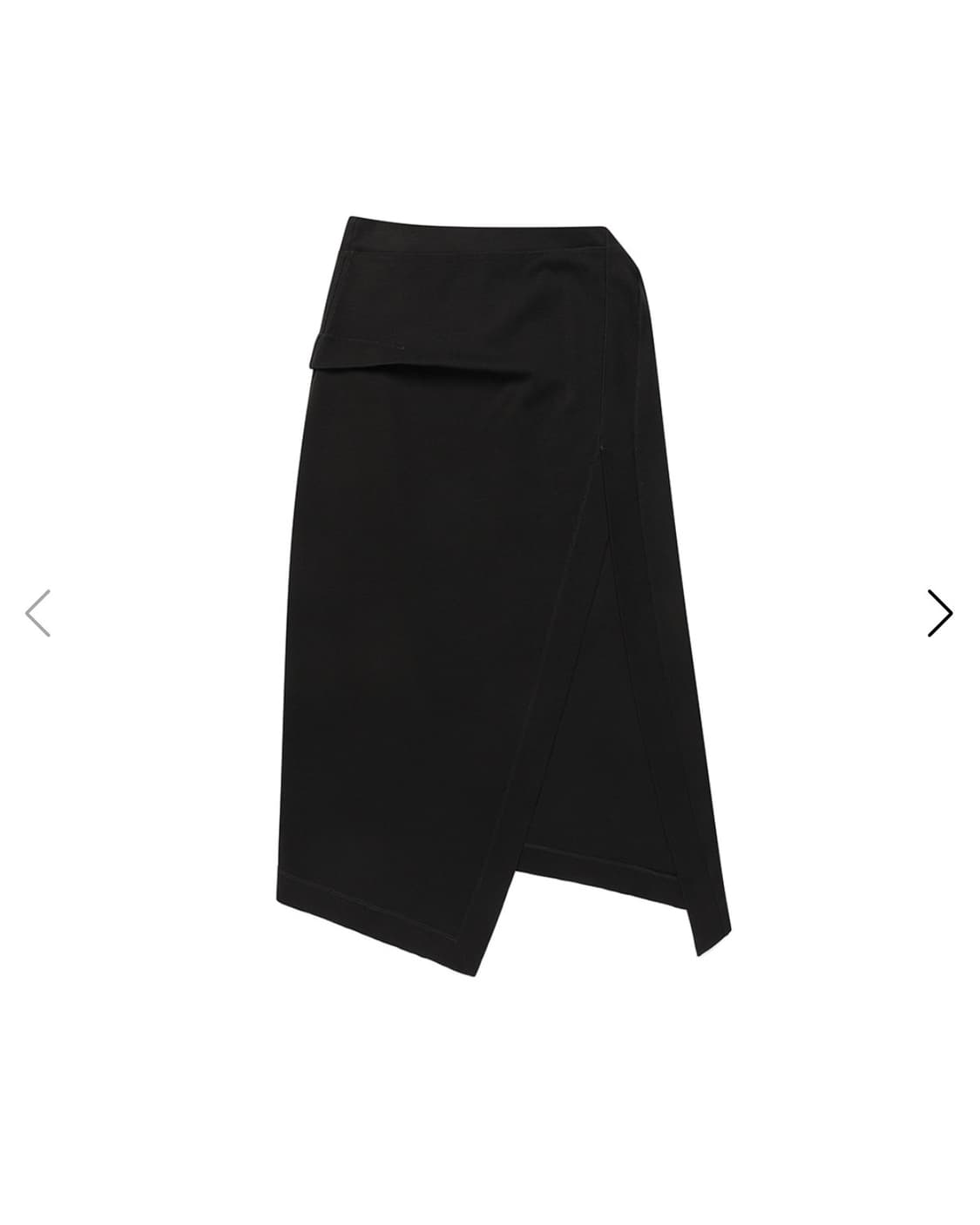 symm side tuck rib skirt 1size 상품이미지1