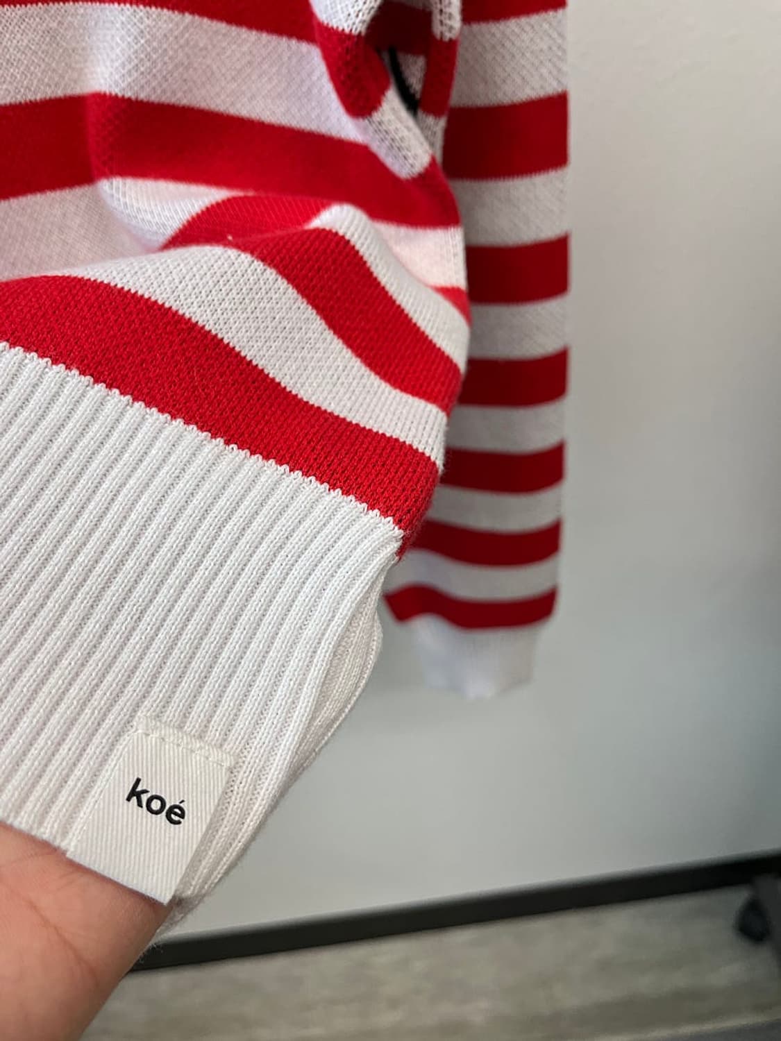 여) 톰브라운 x 코에 스트라이프 니트  상품이미지7