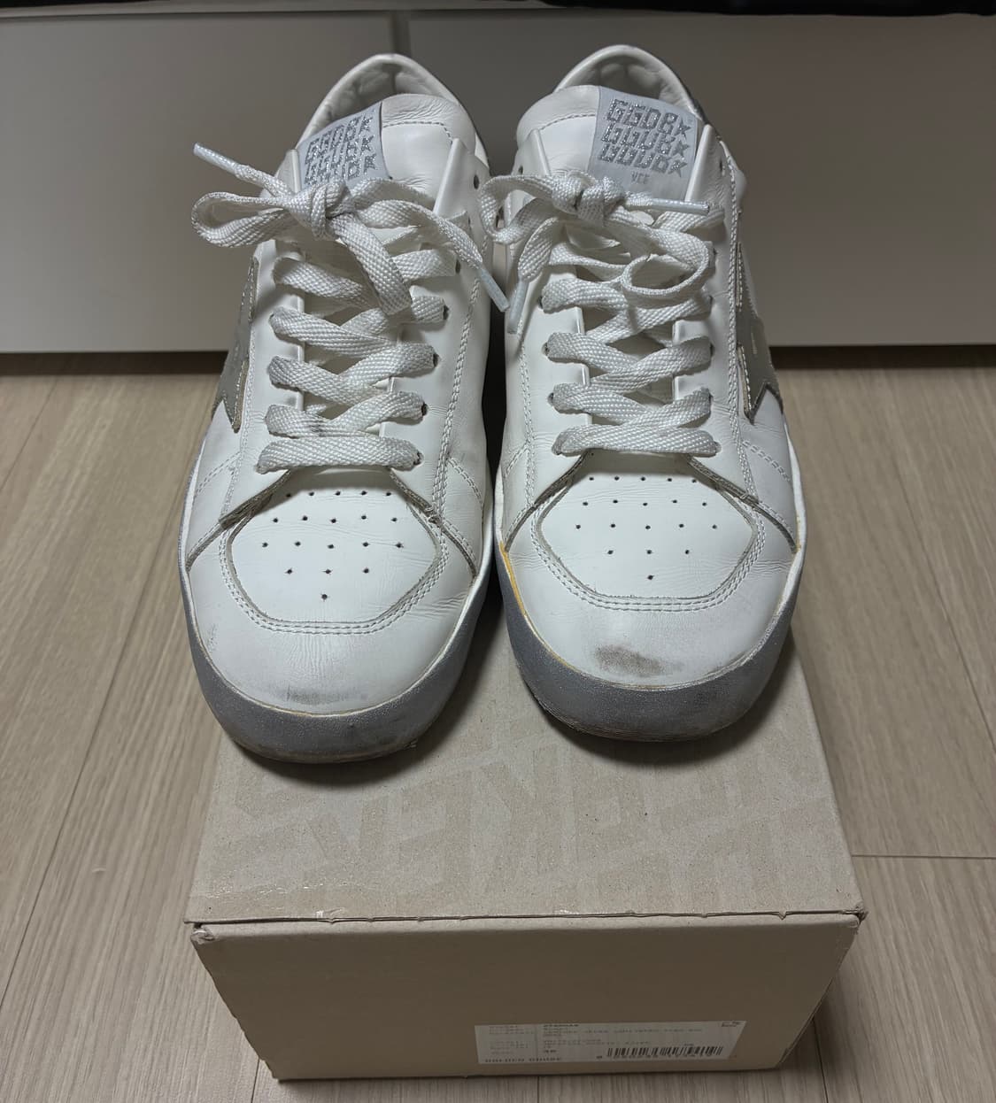 (38) 골든구스 스타단 스니커즈 실버 힐 실버 스타 상품이미지8