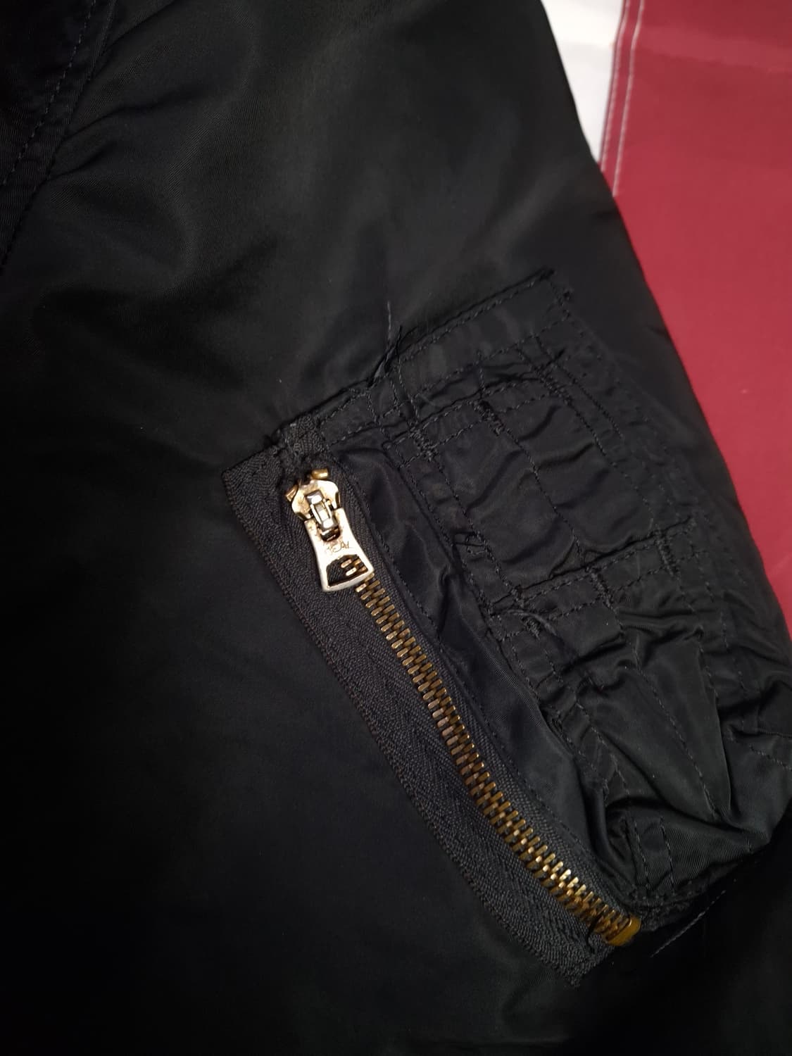 오리지날 90's 미국제조 알파사 미공군 민수용 MA-1 항공자켓 상품이미지2