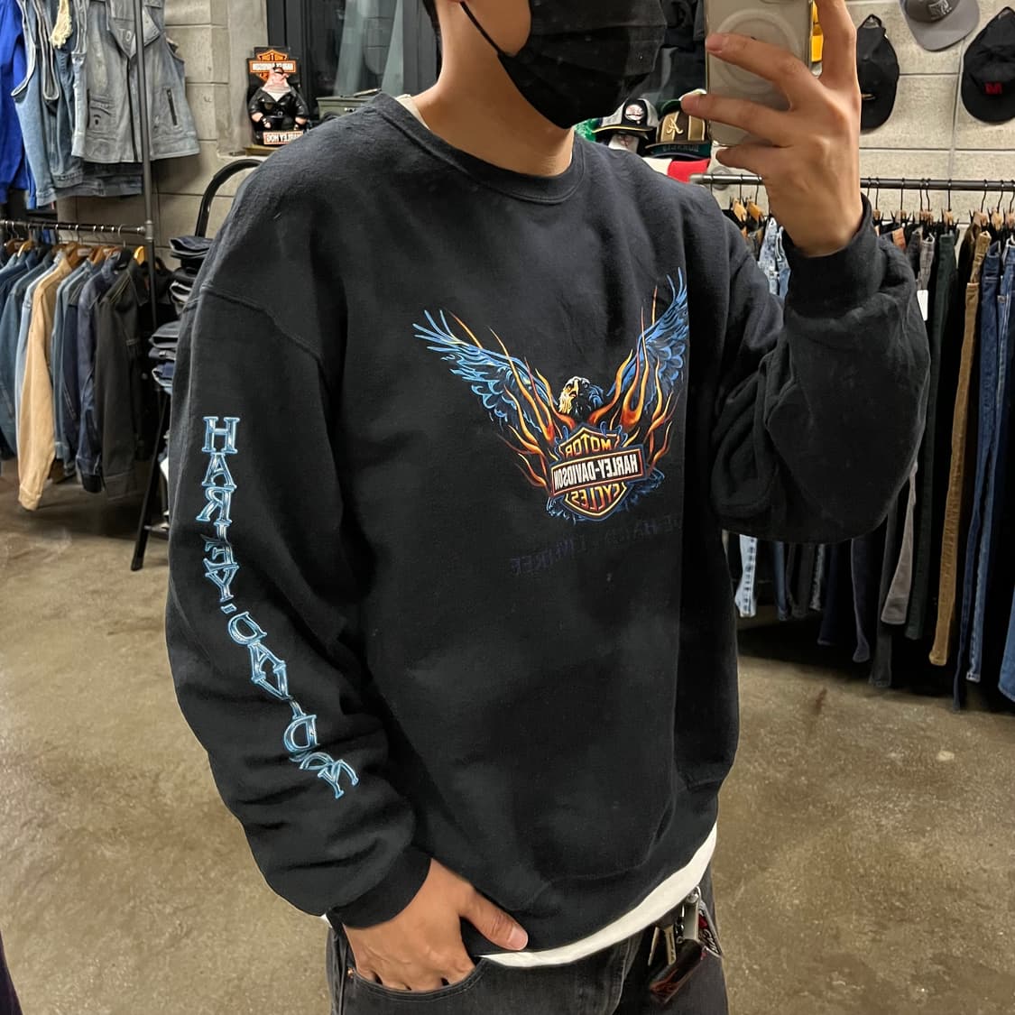 할리데이비슨 플레임 스웻셔츠 (105) 상품이미지8