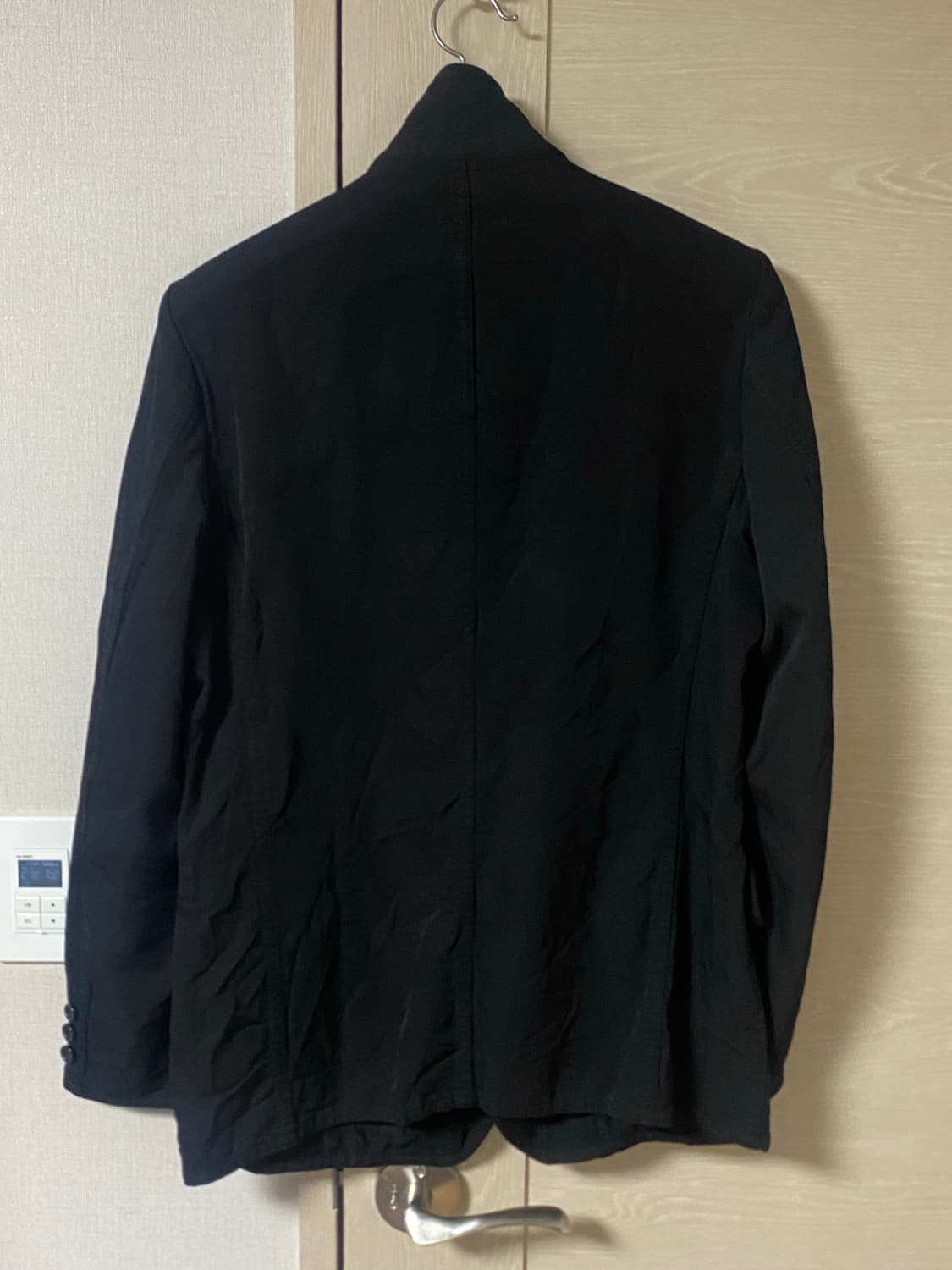꼼데가르송 옴므 크리즈드 지퍼 울 블레이저 상품이미지6