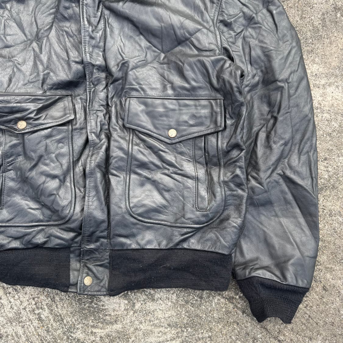 [XL] 80s Harley Davidson 할리 G1 레더자켓 상품이미지5