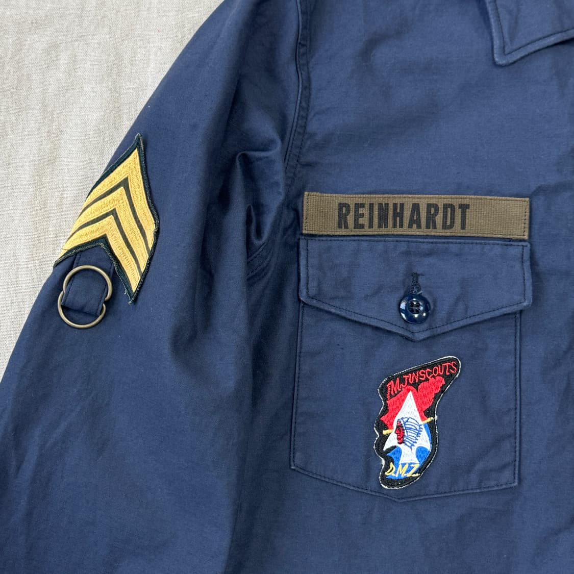 마카 재팬 밀리터리 워크셔츠 3(95) 상품이미지3