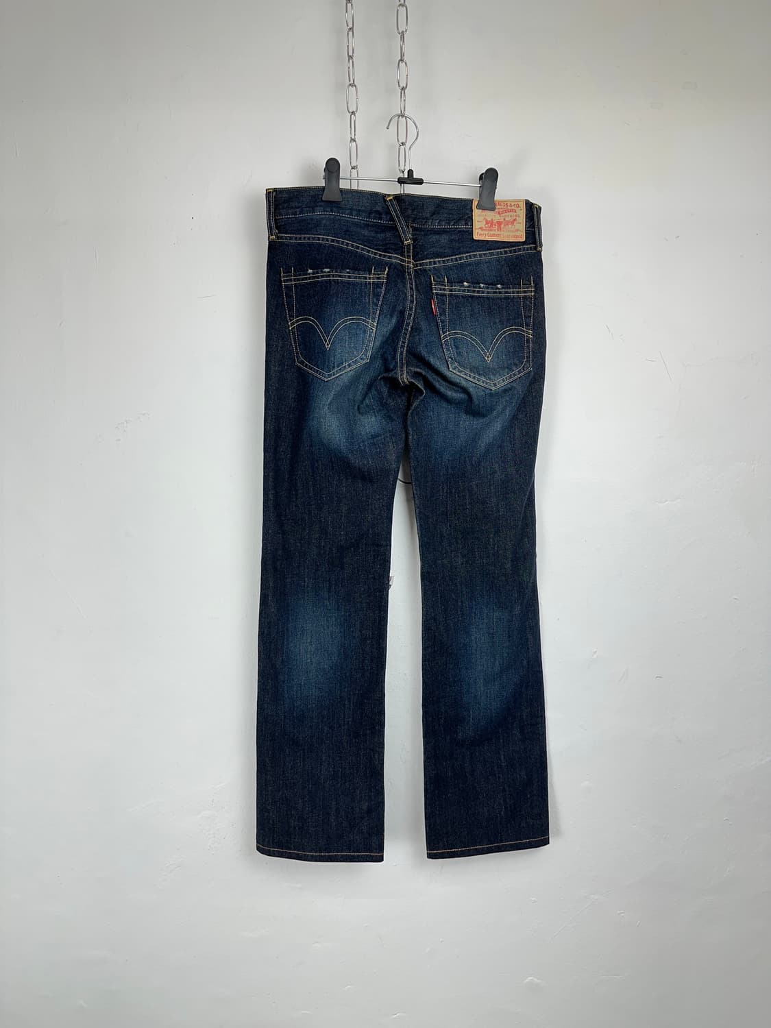 2000s Levi’s 502 Distressed Paint Splatt 상품이미지7