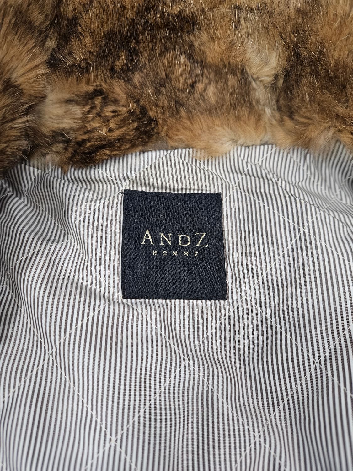 앤드지(AND Z)후드 퍼 야상 점퍼 100 상품이미지3