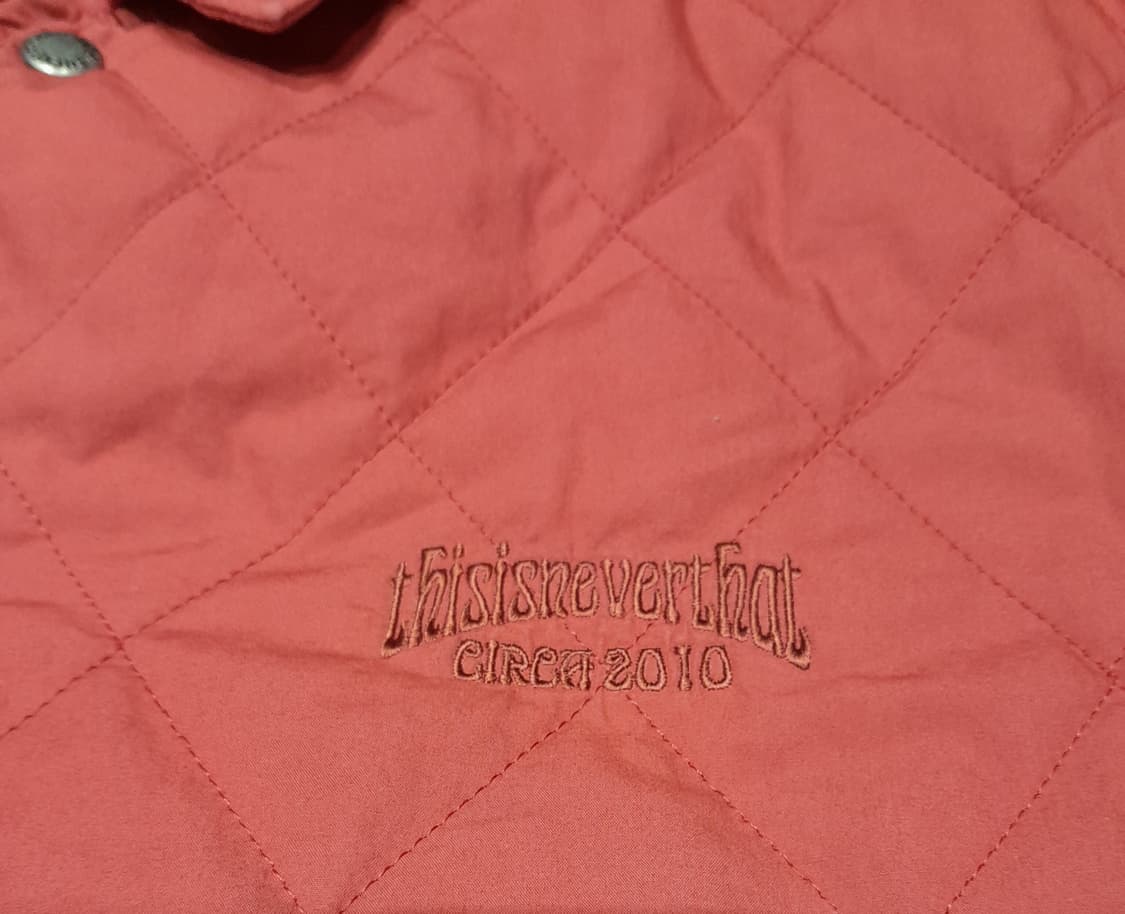 💥디스이즈네버댓 3M 퀄팅자켓 와인 (M)
 상품이미지4