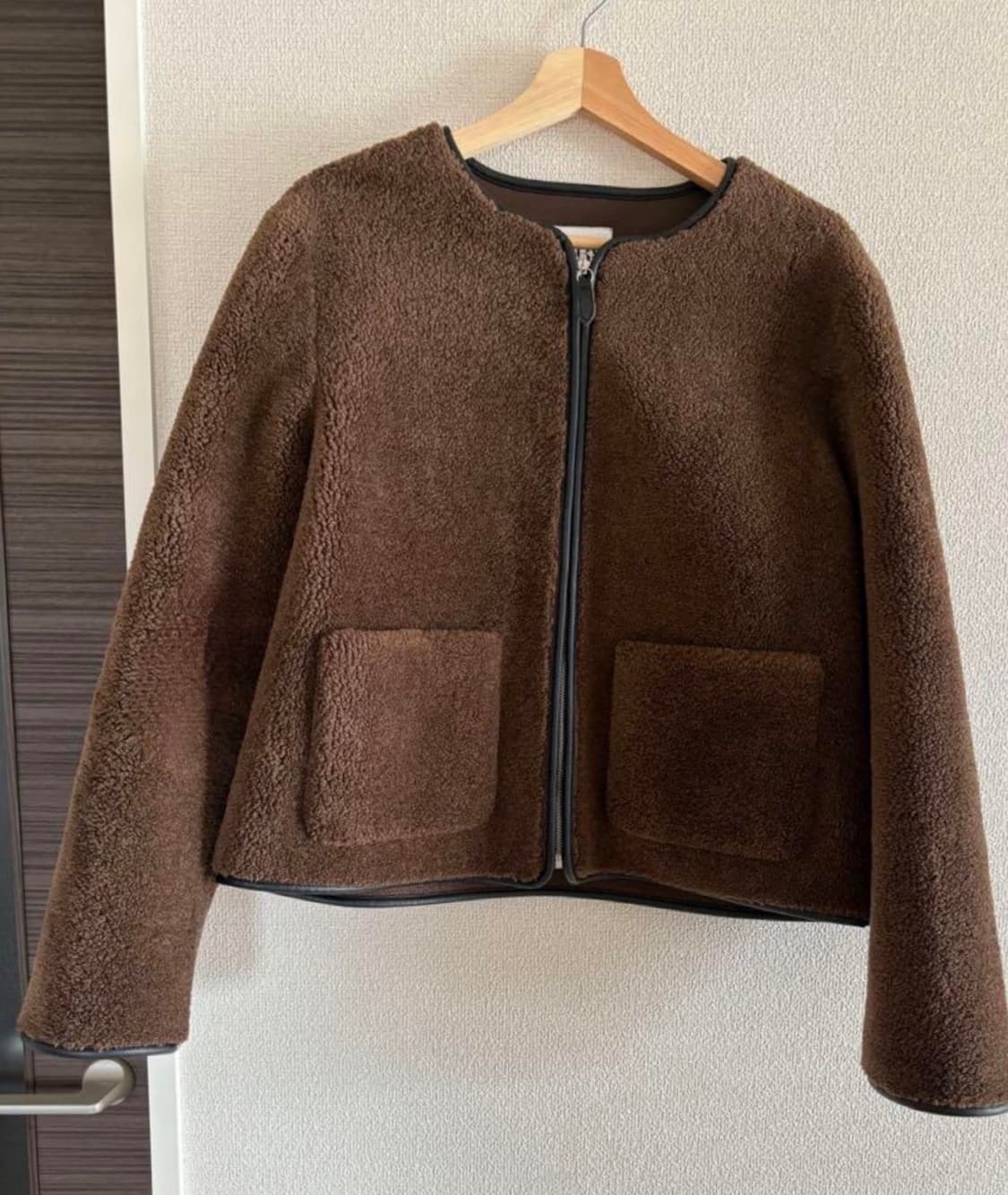 자라 시어링 뽀글이 퍼 자켓 상품이미지1