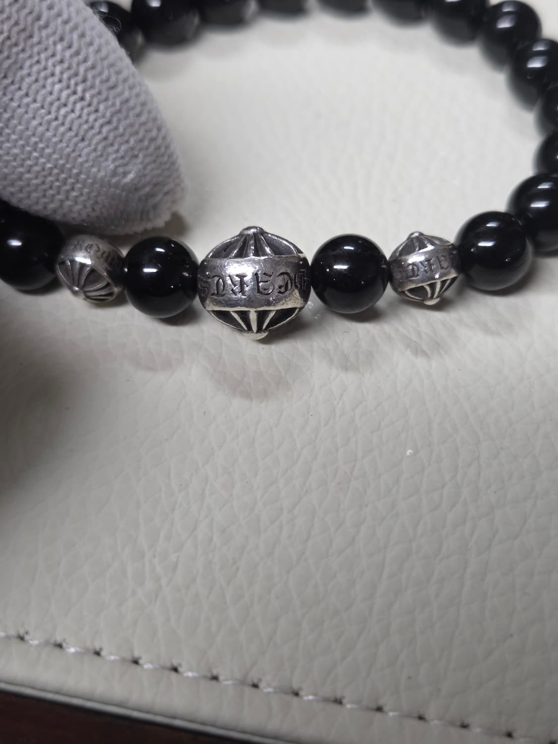 크롬하츠  오닉스3 비즈 팔찌 상품이미지3