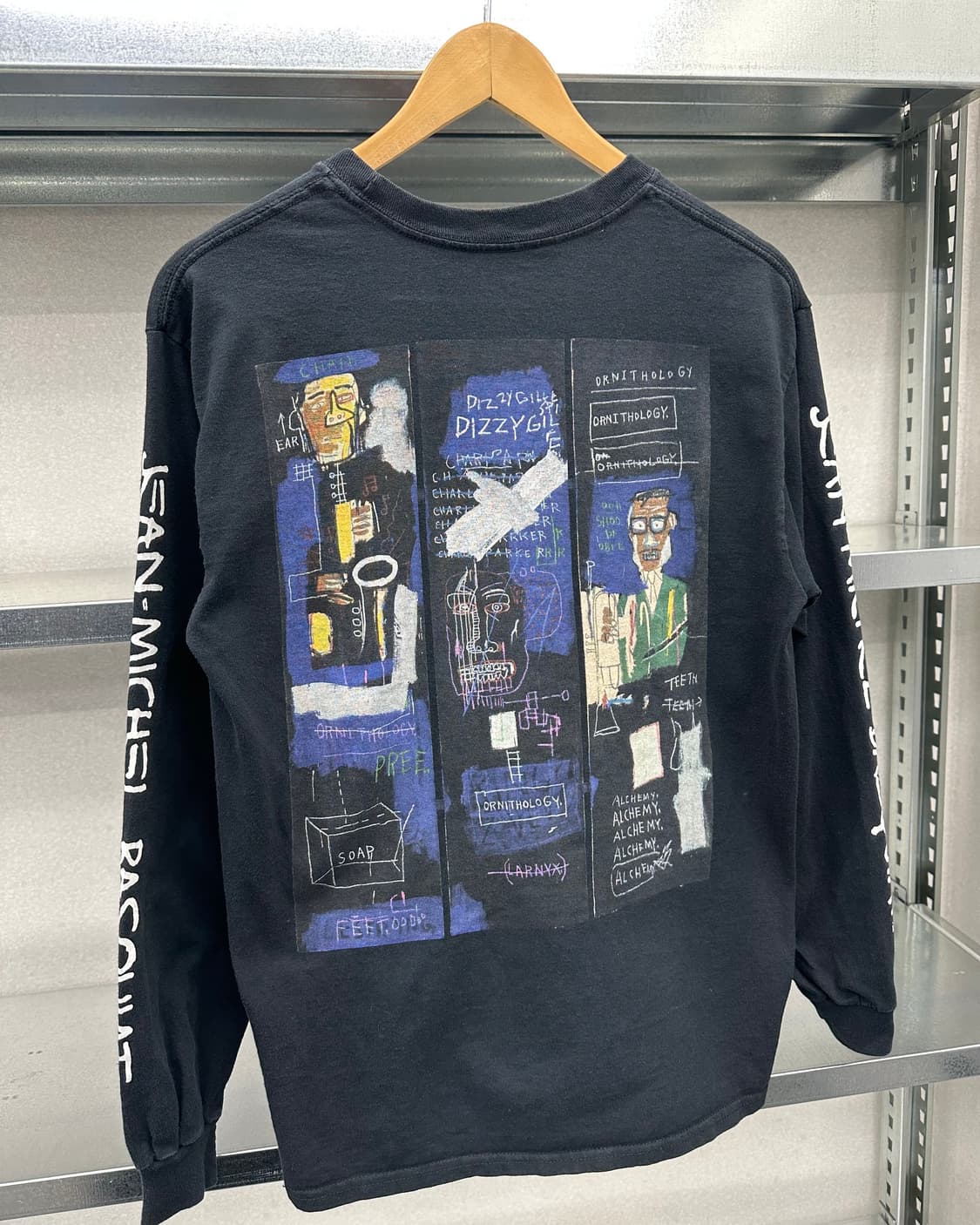 (M)00'S  바스키아 빈티지긴팔-M1718 상품이미지1