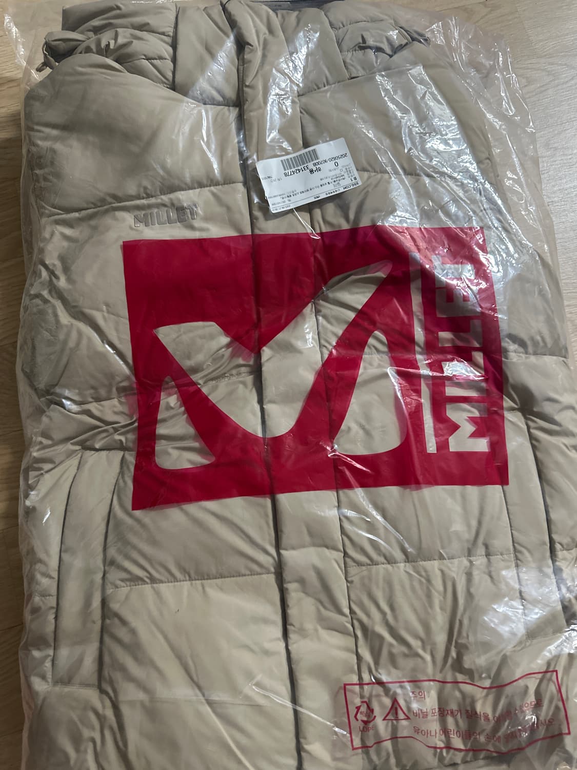 밀레 엣지제로 구스다운 패딩 100 새상품 상품이미지2