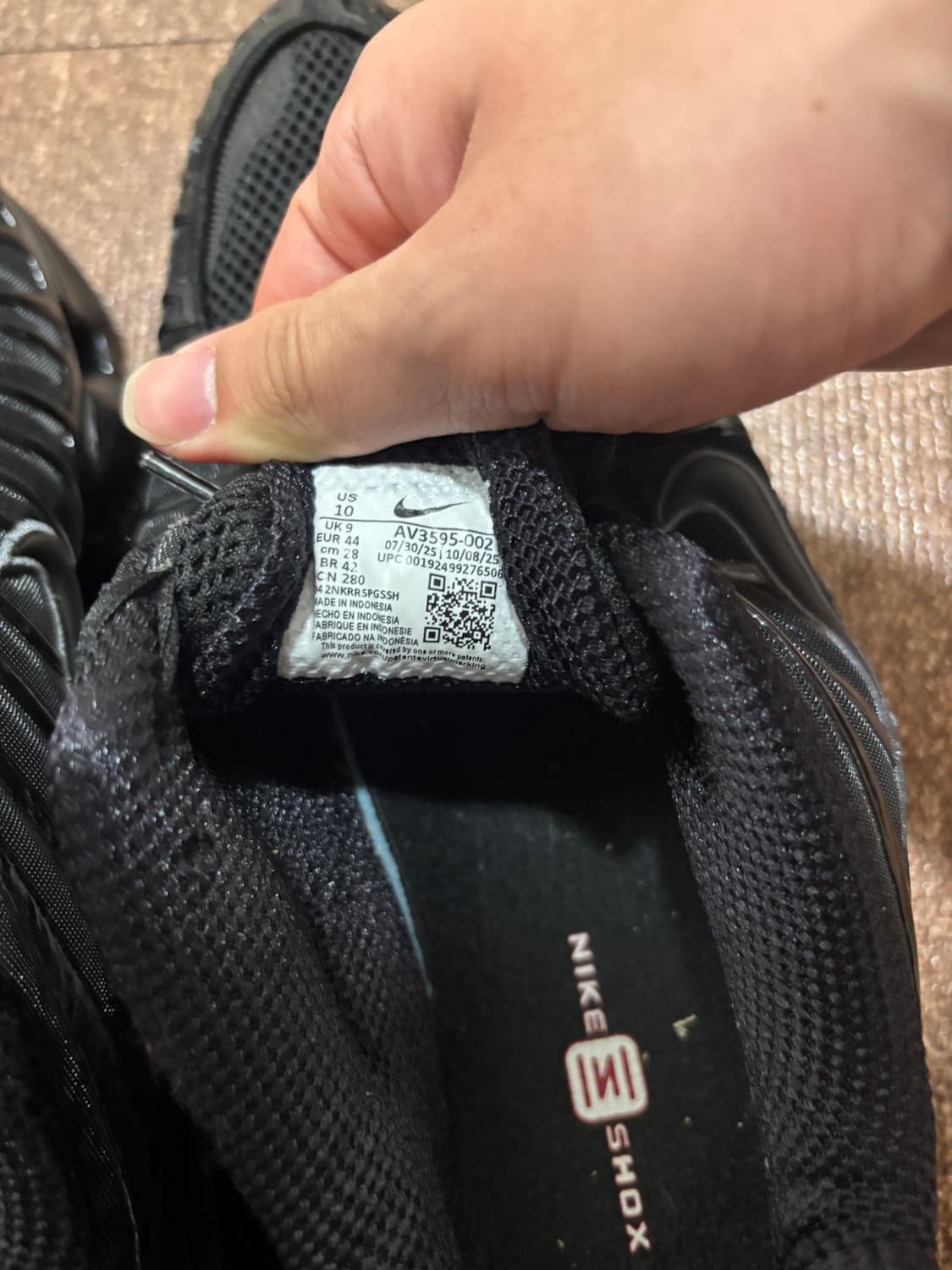 나이키 샥스 블랙 상품이미지2