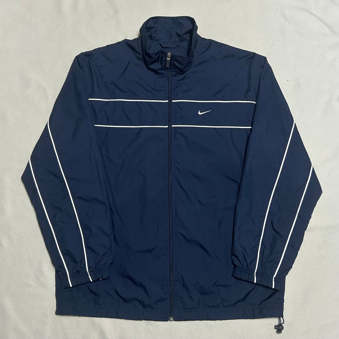 L 나이키 올드스쿨 사이드라인 네이비 바람막이  상품이미지2