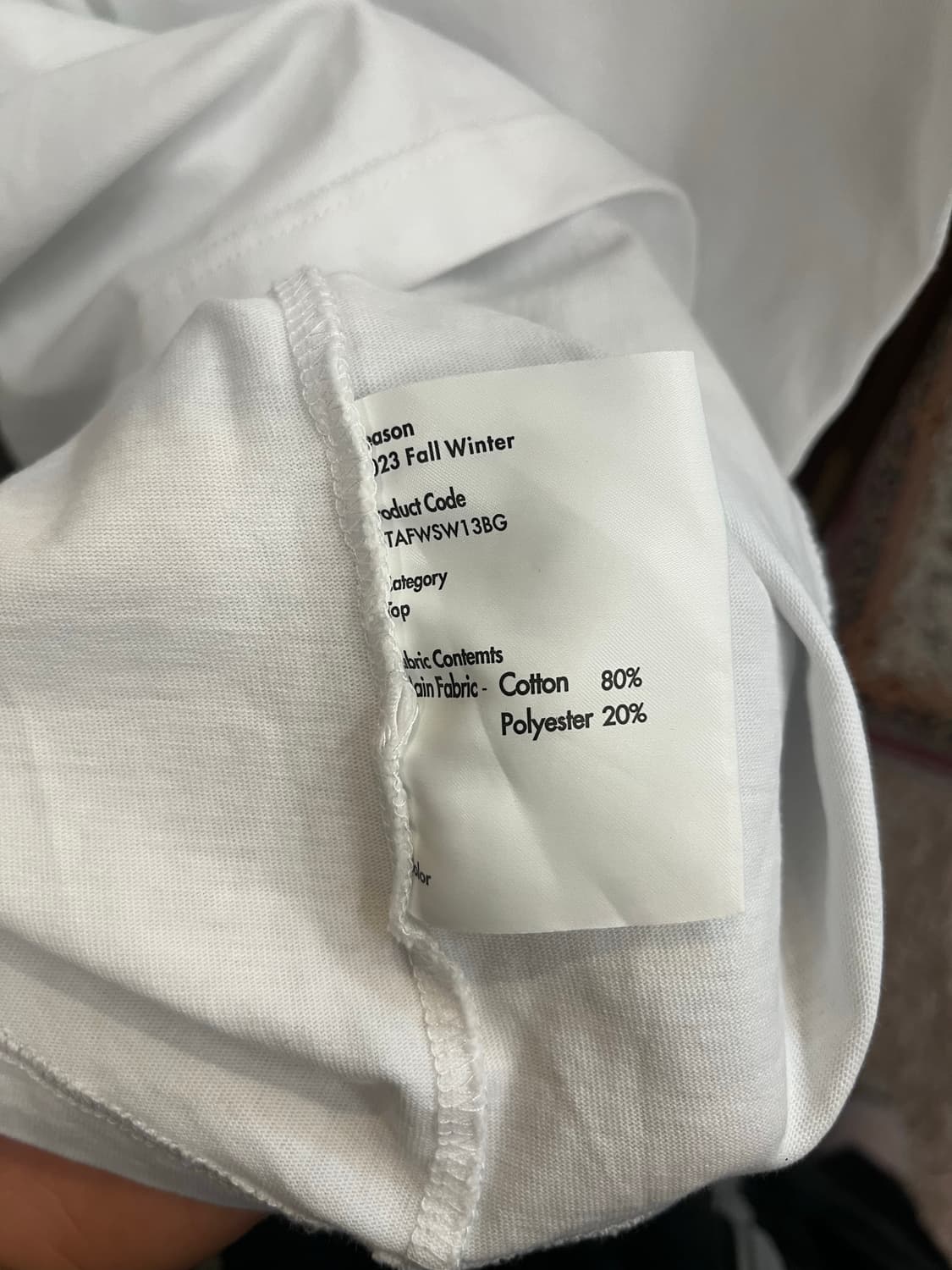 아더에러 화이트 반팔 티셔츠 #csz707 상품이미지5