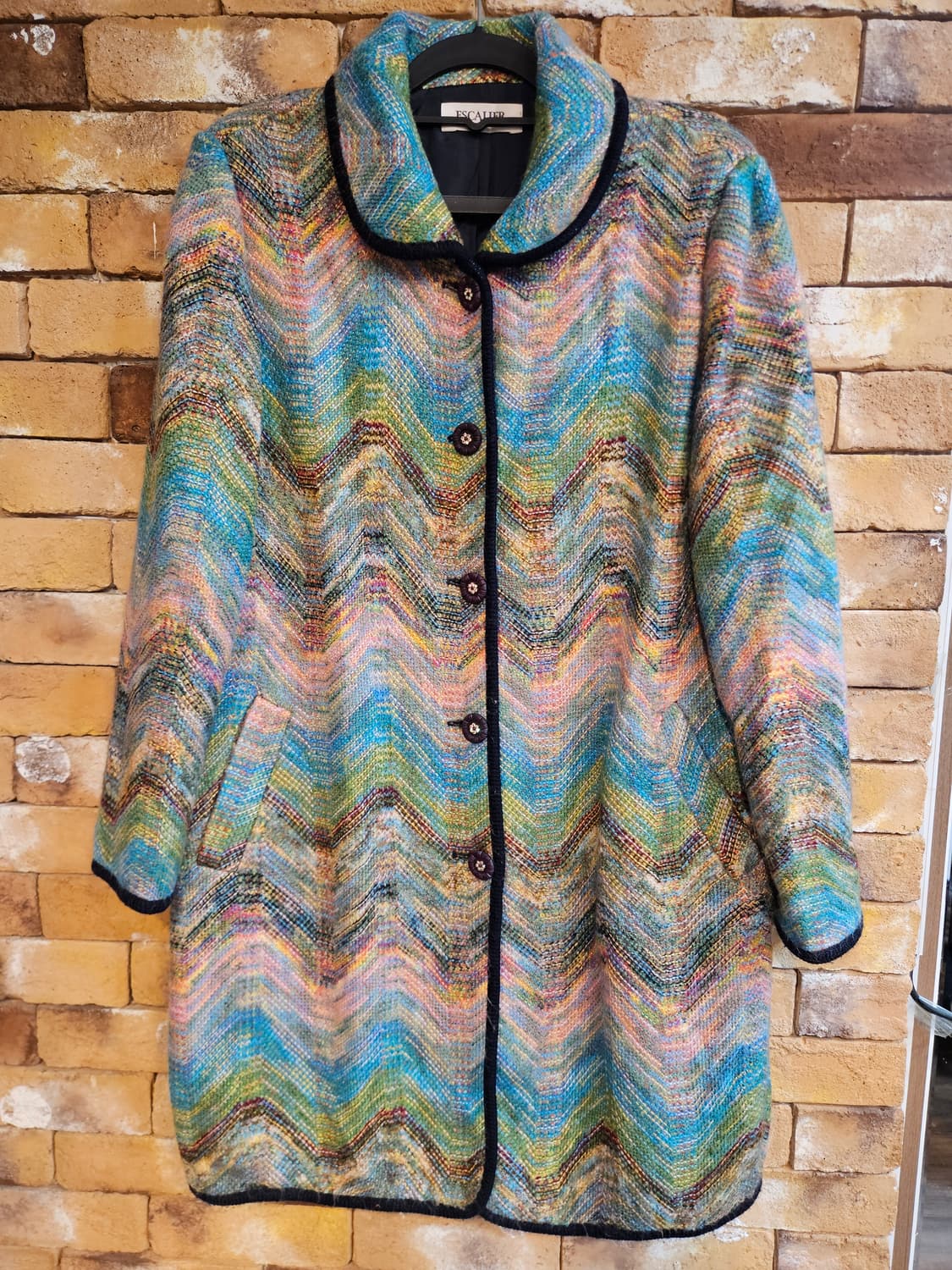 패턴 코트  상품이미지1