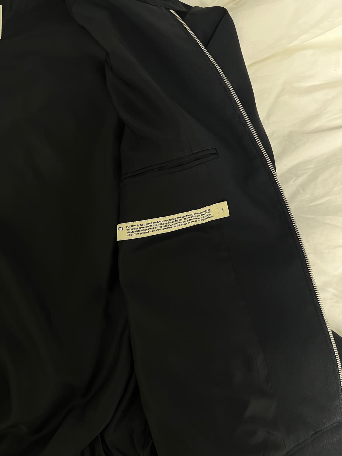 포터리 루즈드 해링턴 다크 네이비 상품이미지2