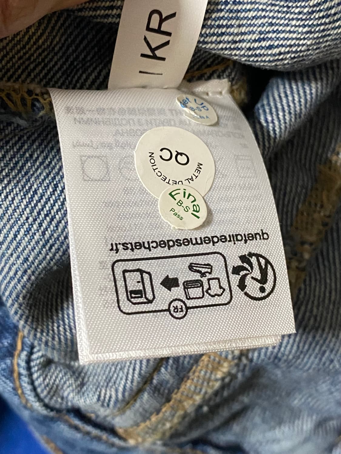 H&M 블루 데님 자켓 L 상품이미지6