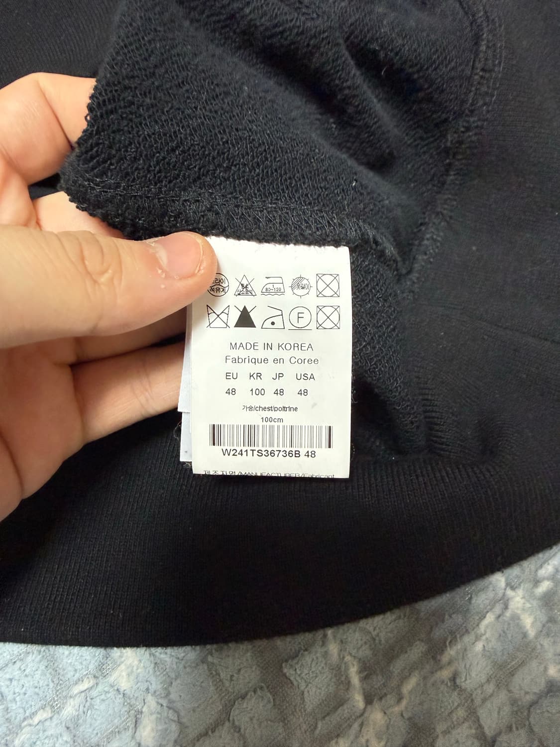 24SS 백화점판 우영미 플라워 후드티 상품이미지5