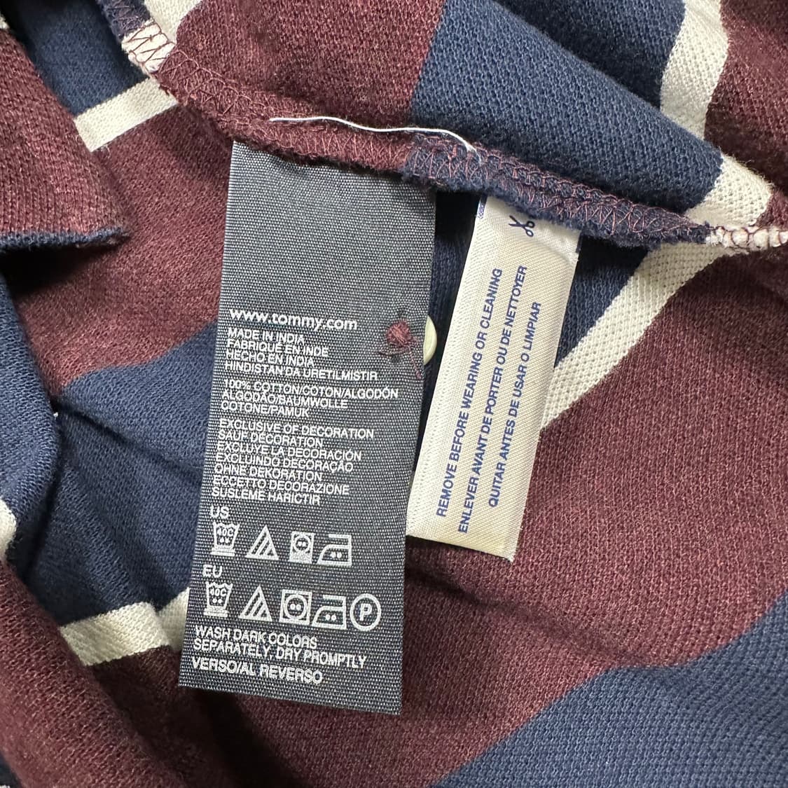 ✨ (만원 빈티지) 타미 힐피거 카라 반팔티 상품이미지4